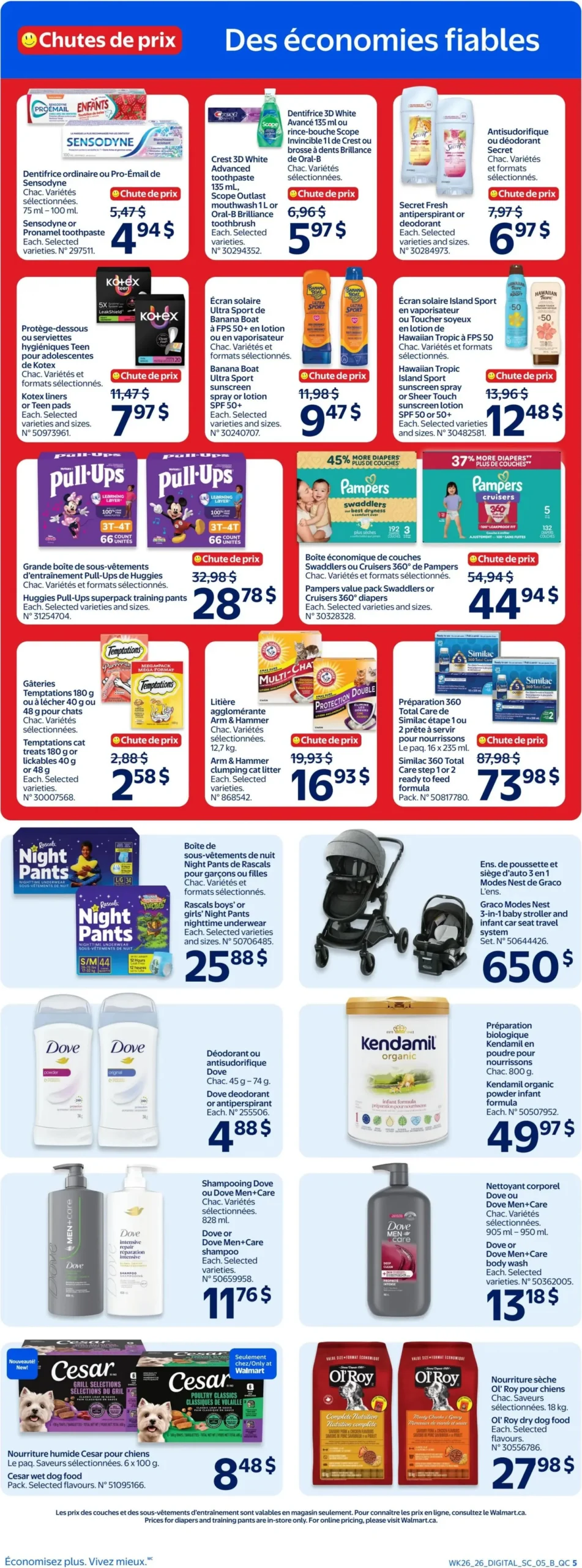 Page 5 de la Circulaire Walmart du 23 au 29 juillet 2026