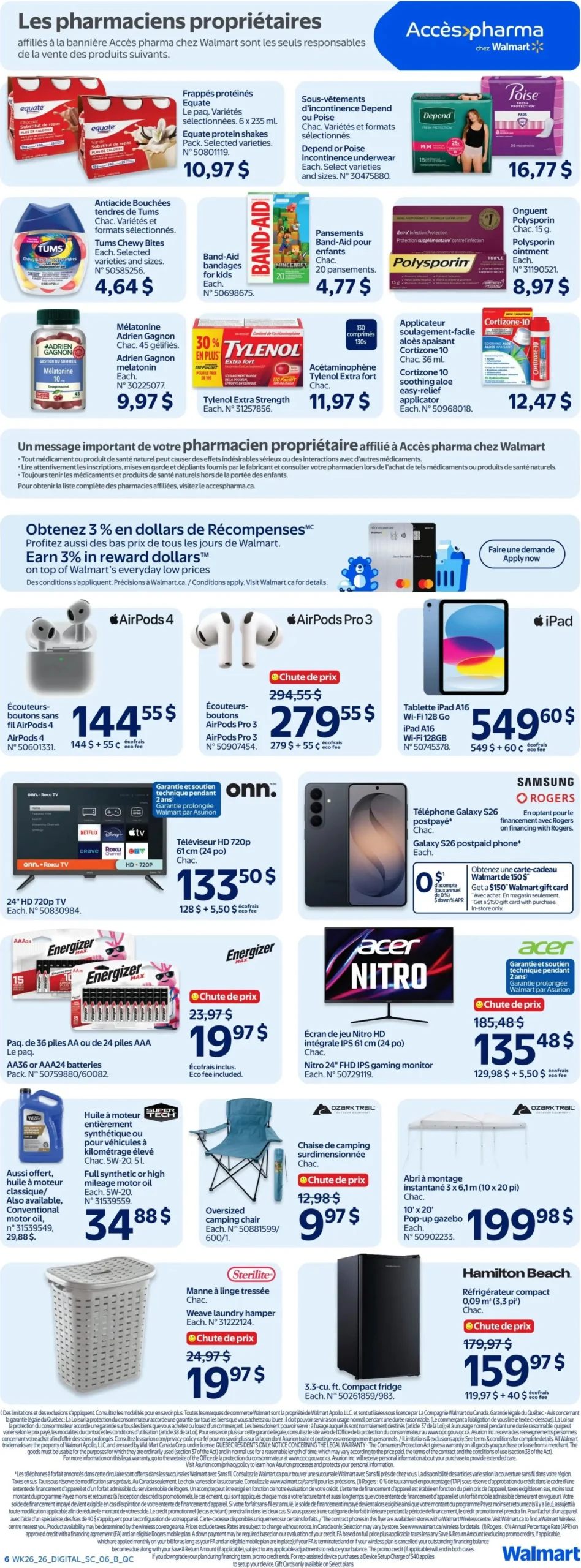 Page 6 de la Circulaire Walmart du 23 au 29 juillet 2026