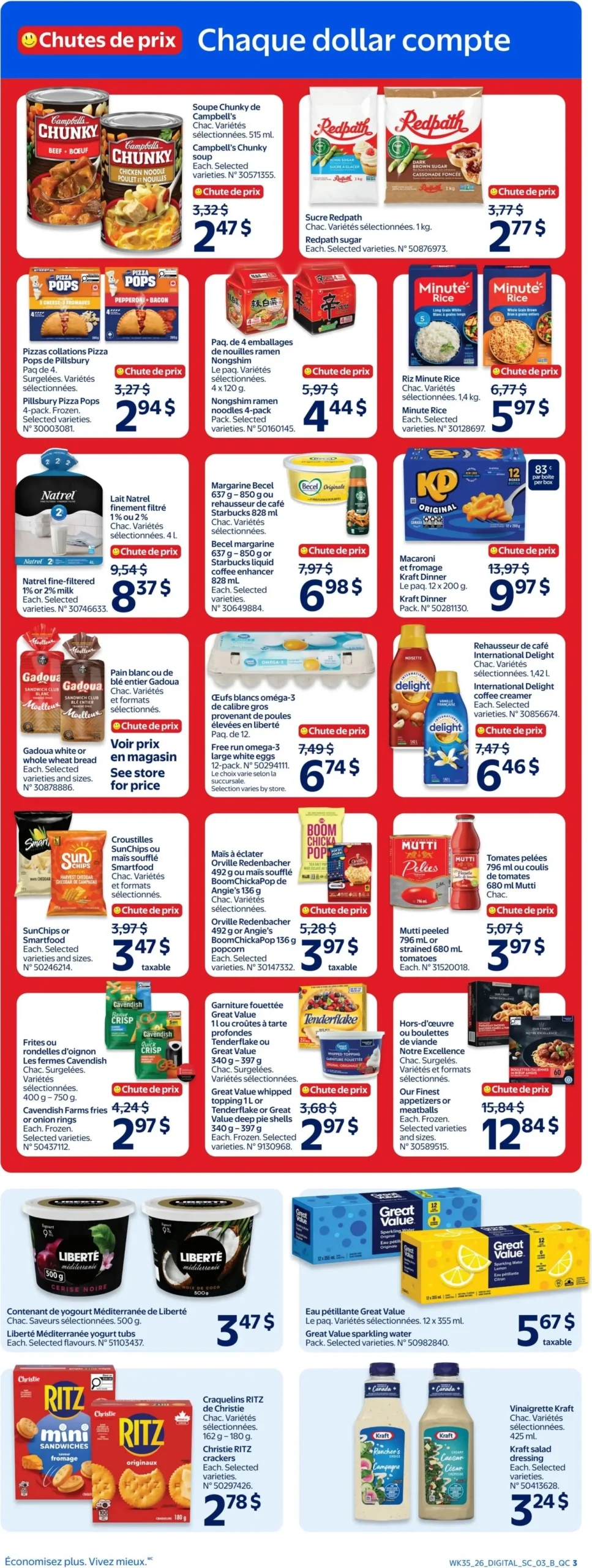Page 3 de la Circulaire Walmart du 24 au 30 septembre 2026