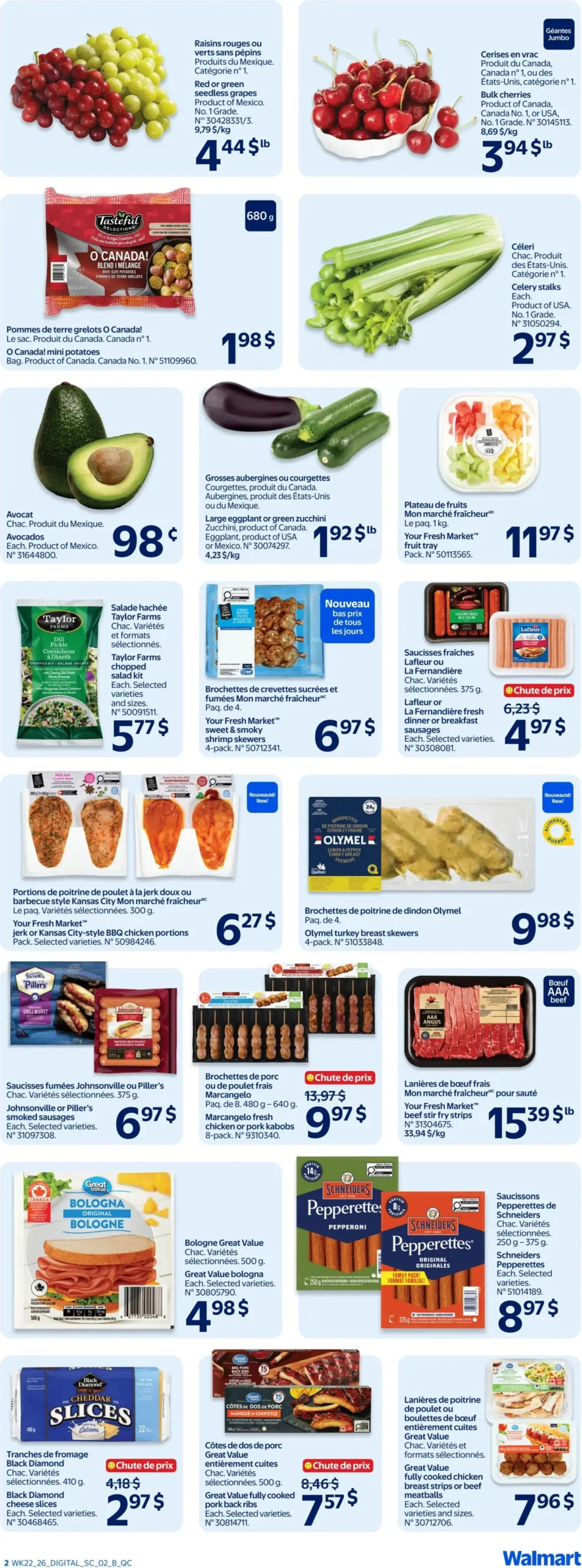 Page 4 de la Circulaire Walmart du 25 juin au 1 juillet 2026