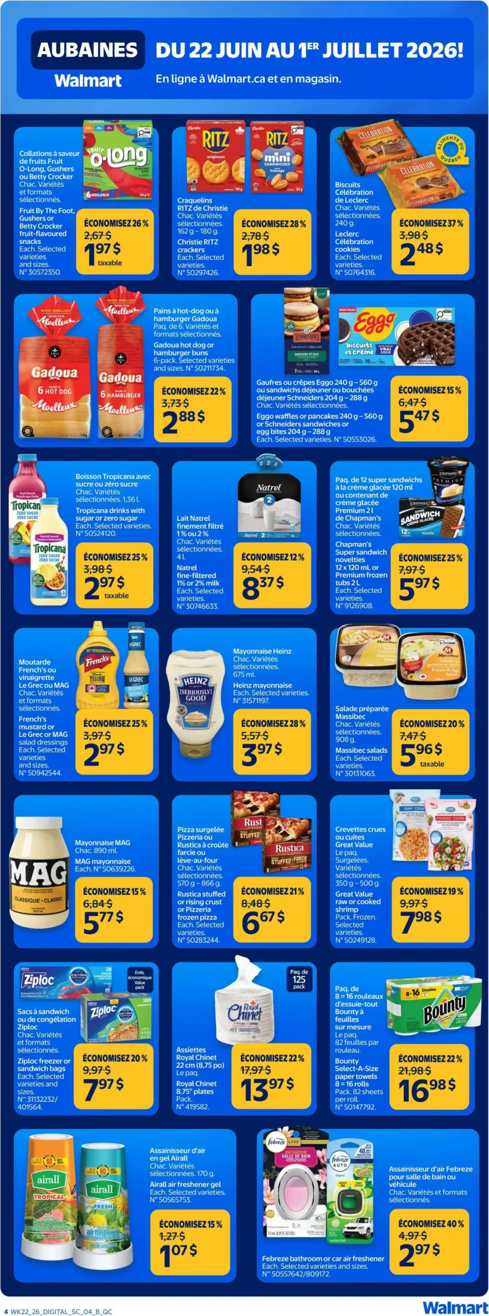 Page 6 de la Circulaire Walmart du 25 juin au 1 juillet 2026