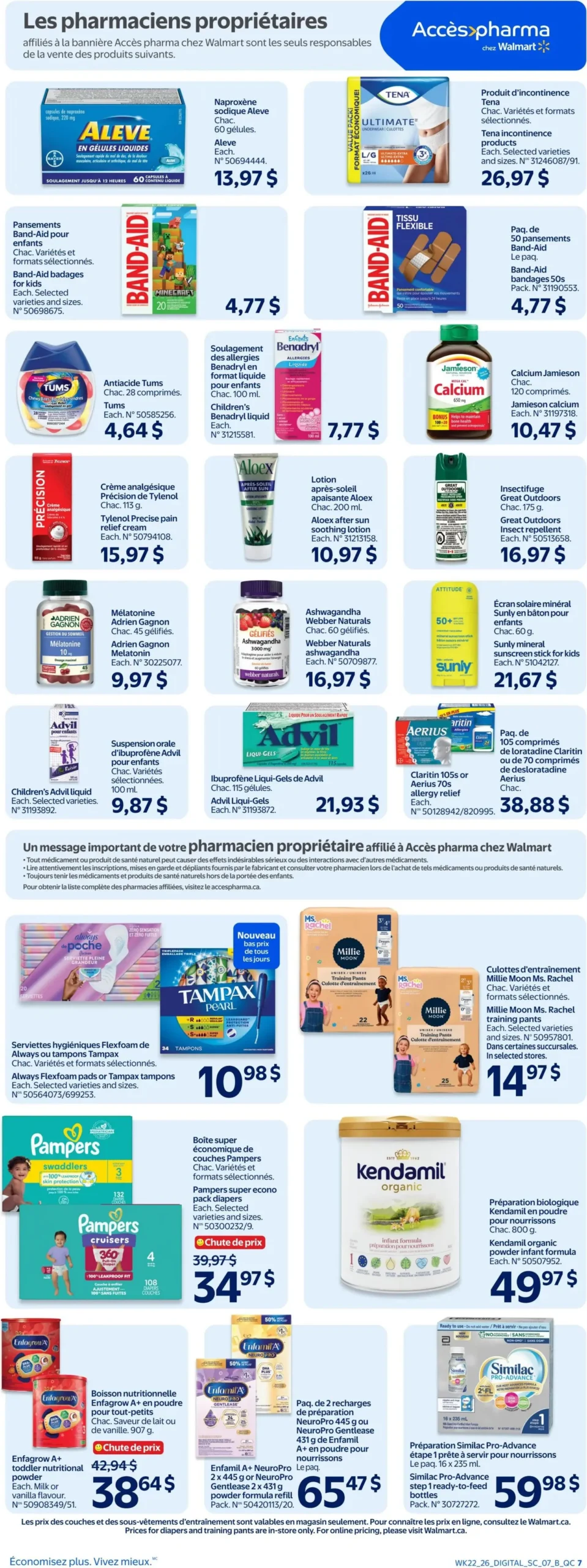 Page 9 de la Circulaire Walmart du 25 juin au 1 juillet 2026