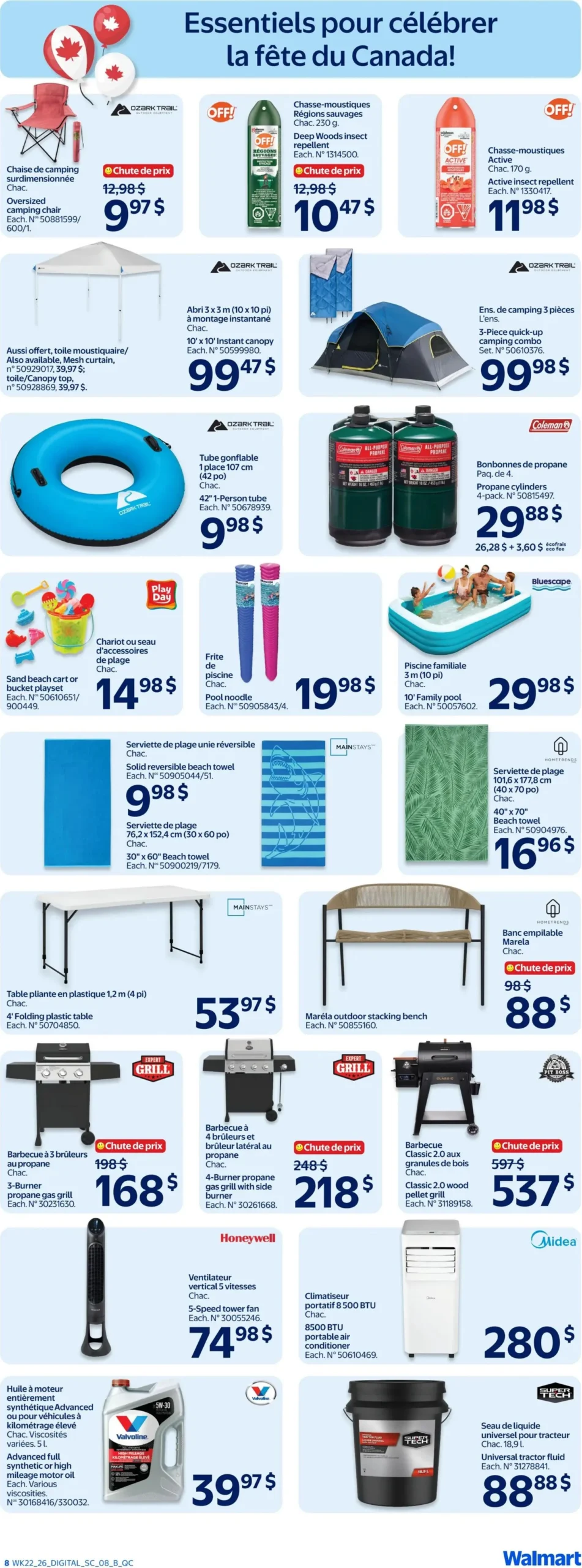 Page 10 de la Circulaire Walmart du 25 juin au 1 juillet 2026