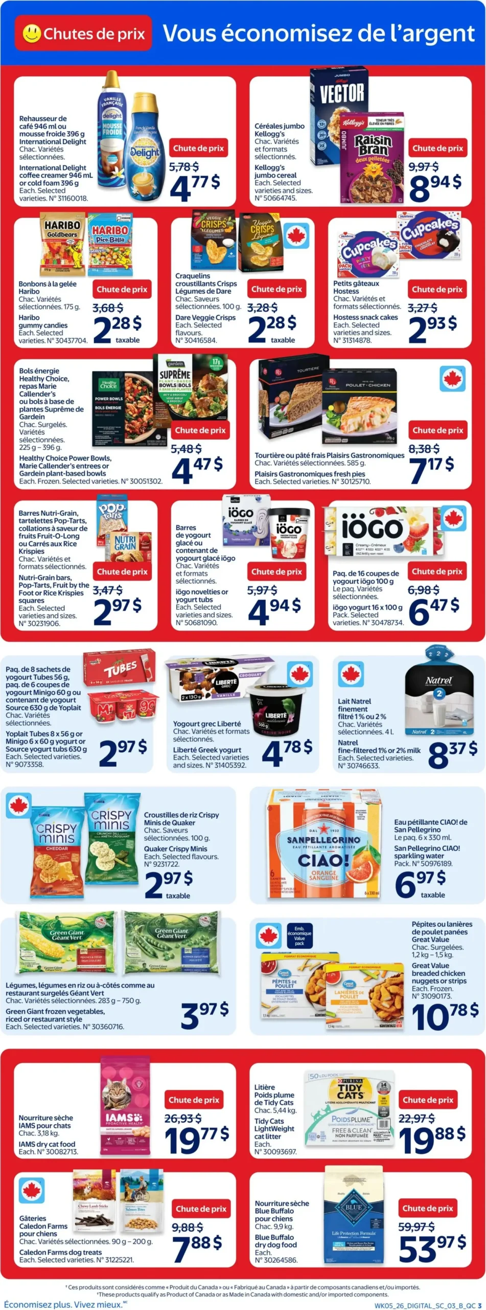 Page 3 de la Circulaire Walmart du 26 février au 4 mars 2026