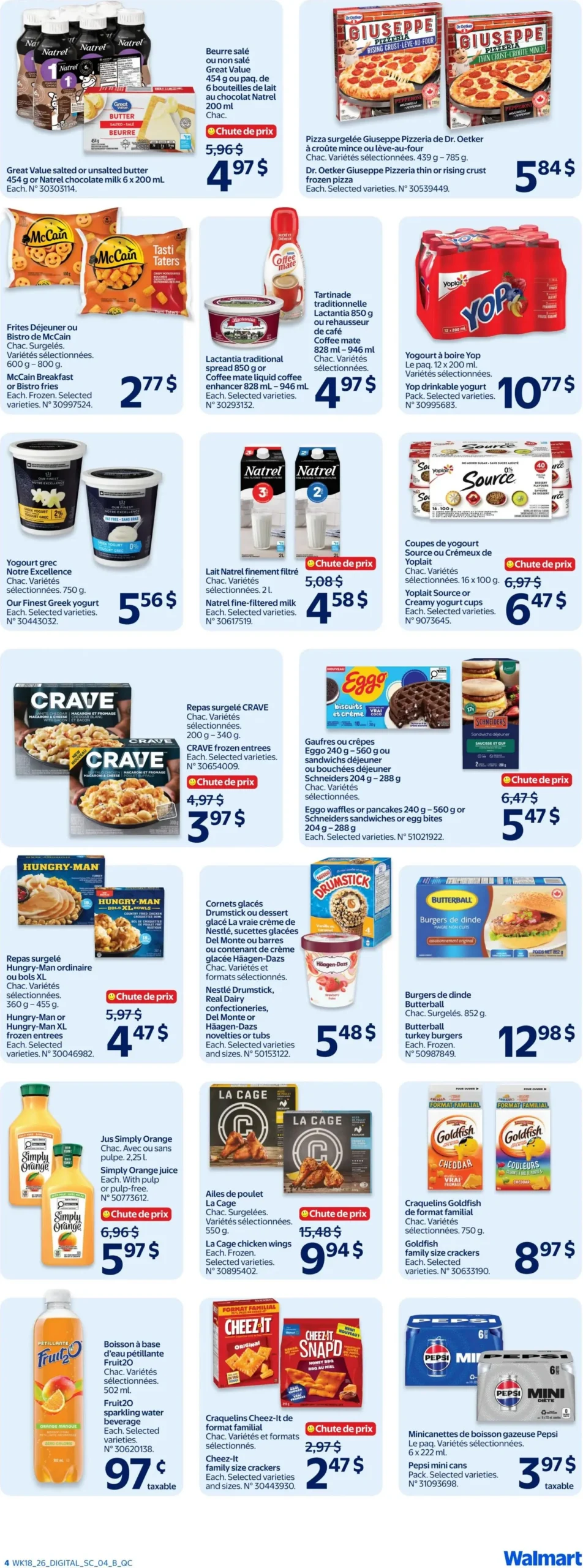 Page 4 de la Circulaire Walmart du 28 mai au 3 juin 2026