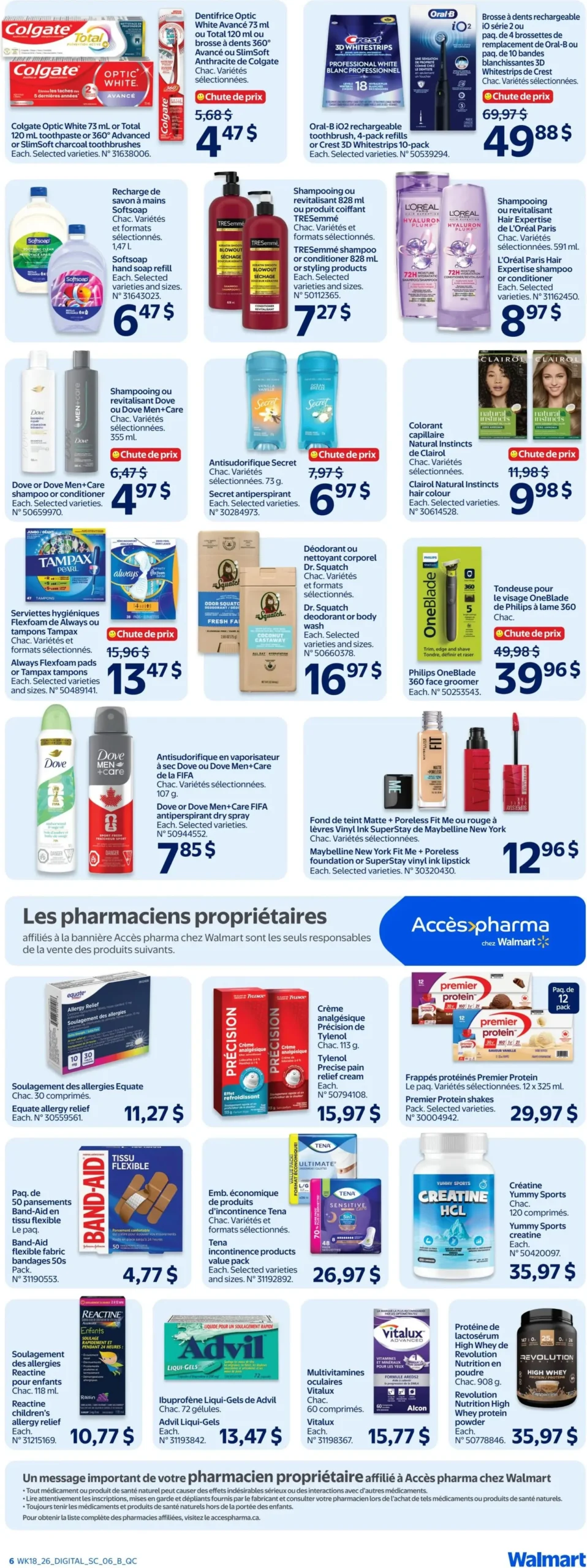 Page 6 de la Circulaire Walmart du 28 mai au 3 juin 2026