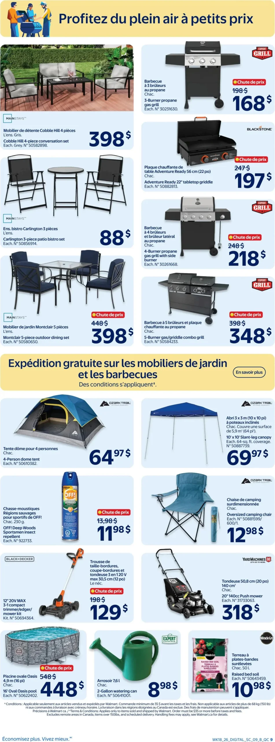 Page 9 de la Circulaire Walmart du 28 mai au 3 juin 2026