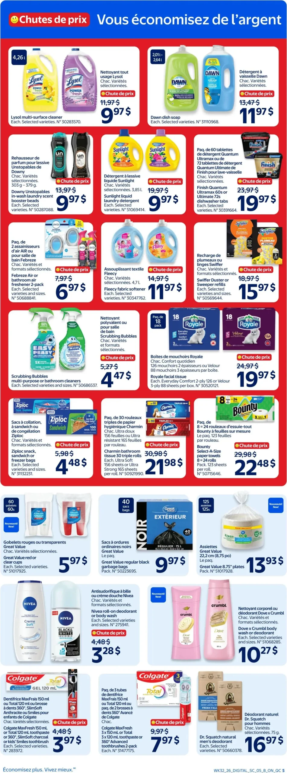 Page 5 de la Circulaire Walmart du 3 au 9 septembre 2026