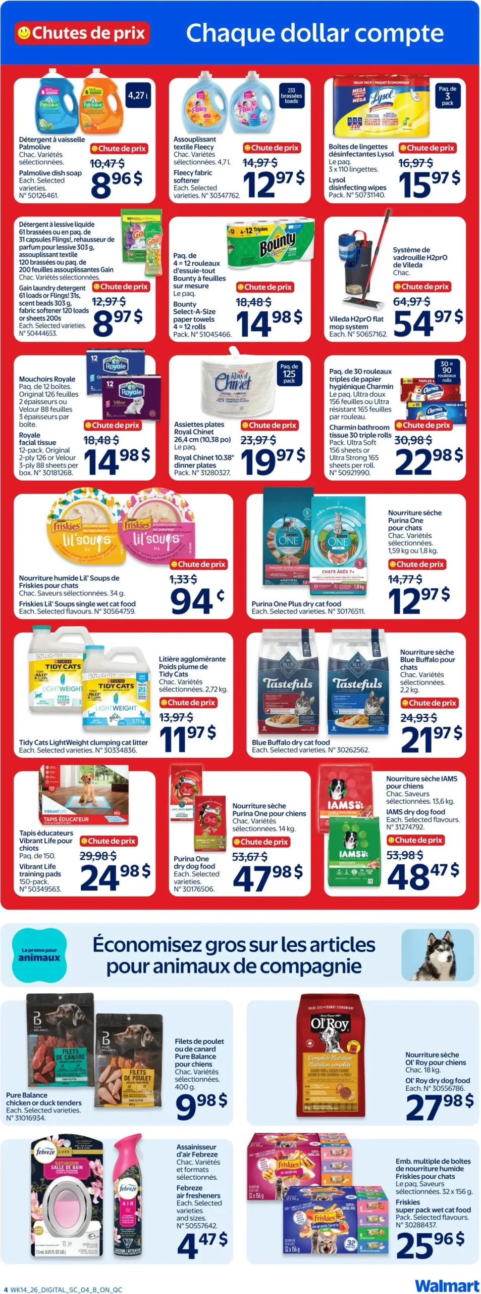 Page 4 de la Circulaire Walmart du 30 avril au 6 mai 2026