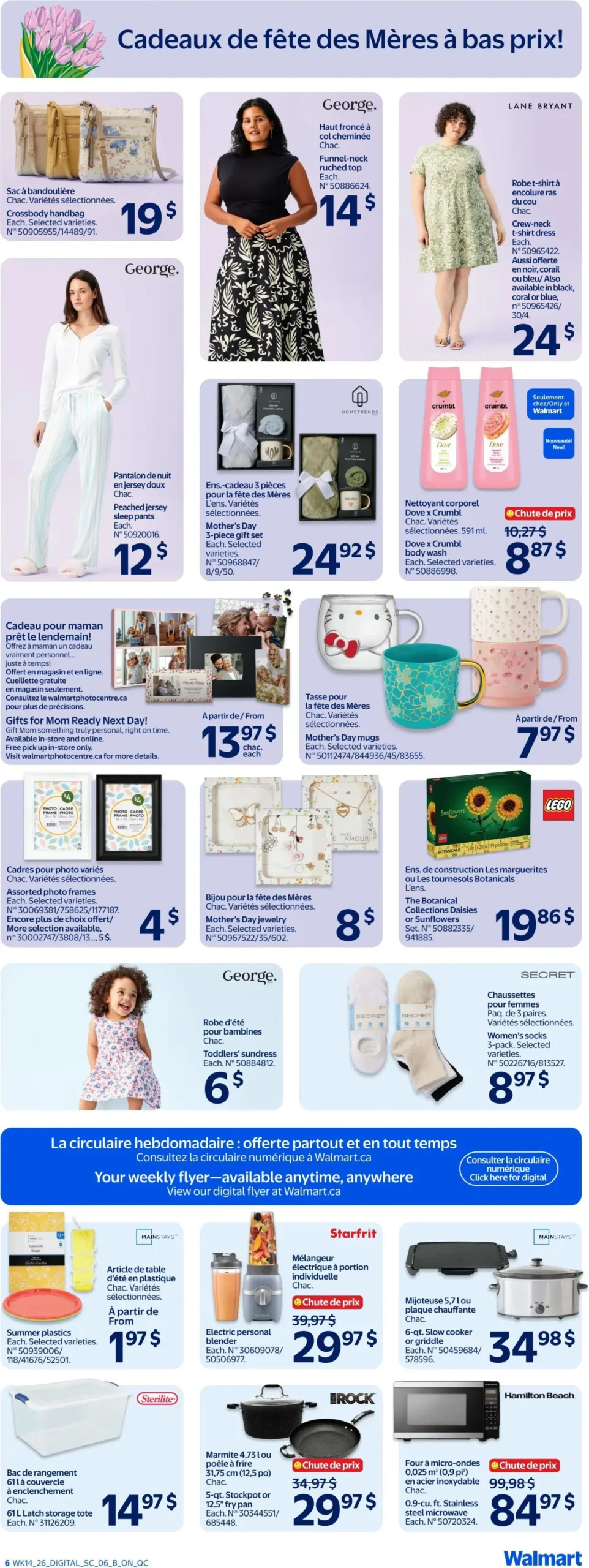Page 6 de la Circulaire Walmart du 30 avril au 6 mai 2026