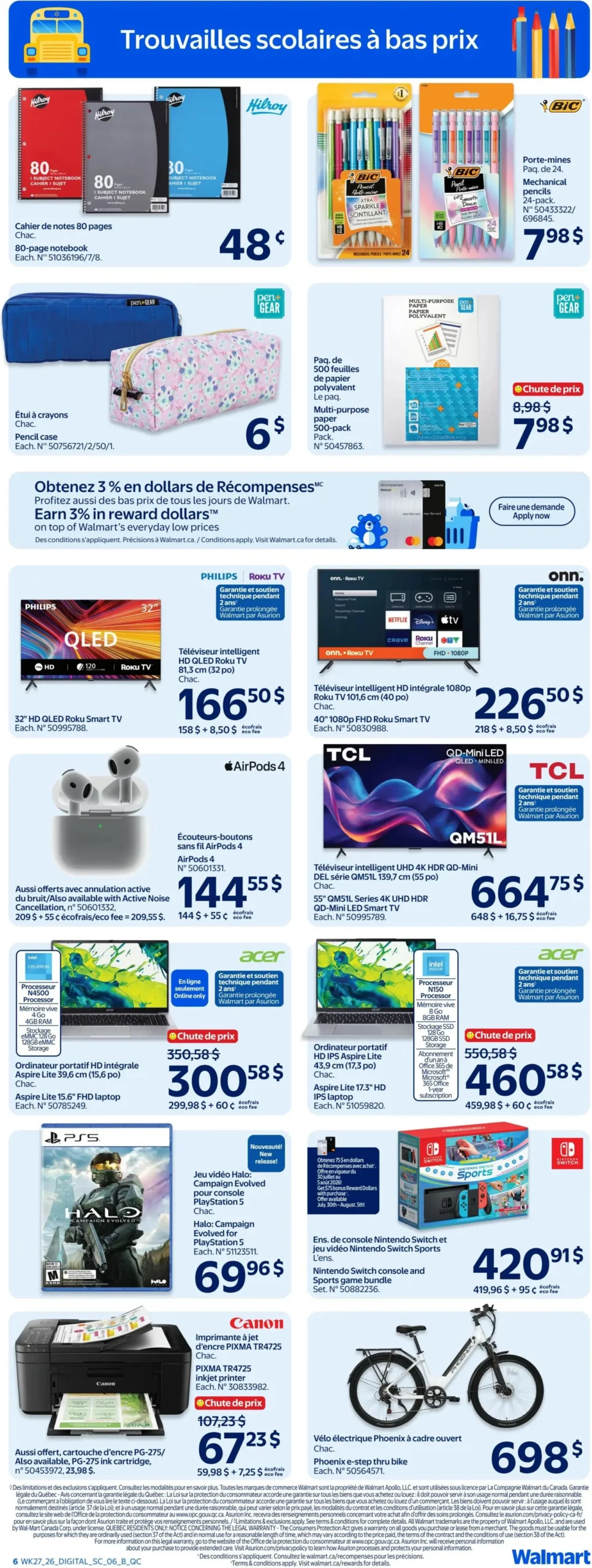 Page 6 de la Circulaire Walmart du 30 juillet au 5 août 2026