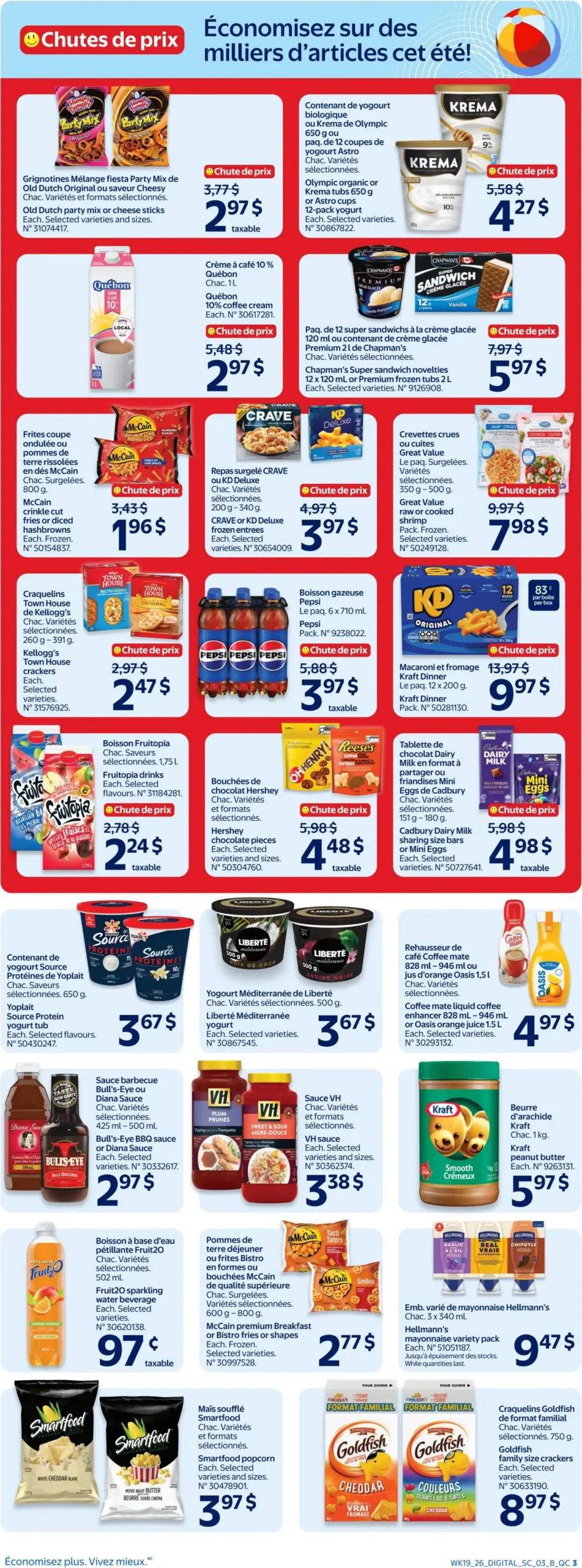 Page 3 de la Circulaire Walmart du 4 au 10 juin 2026