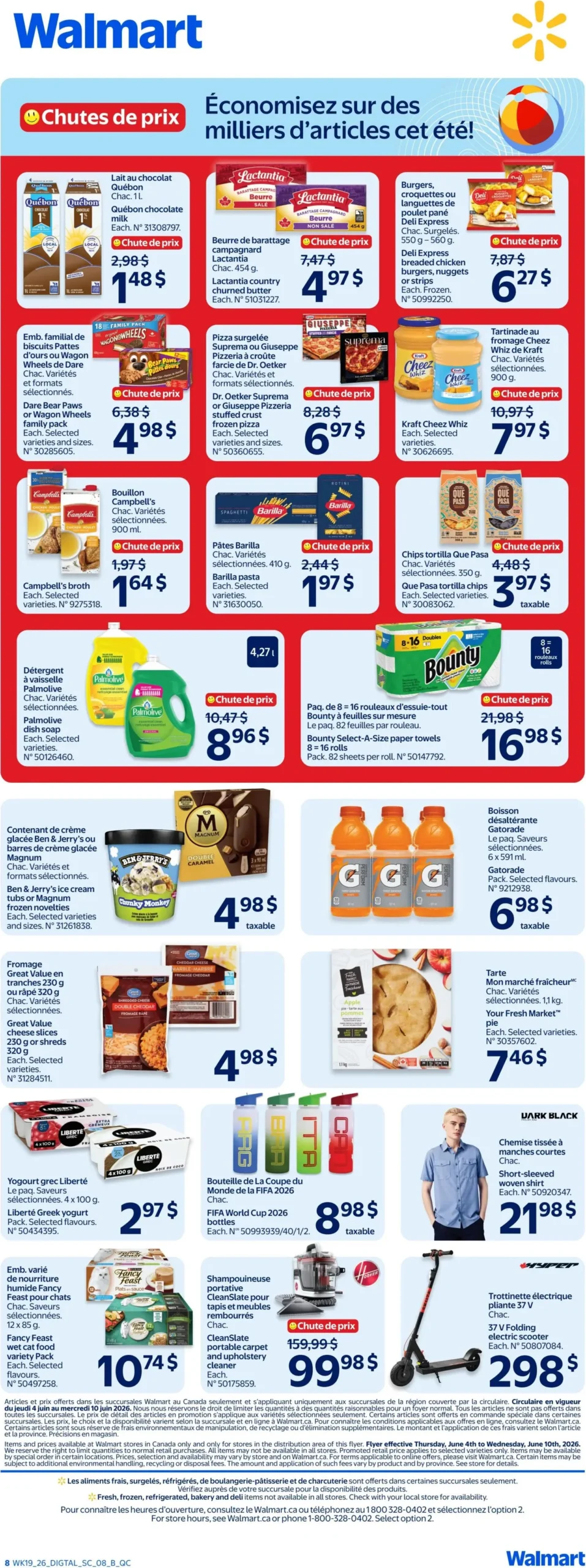 Page 8 de la Circulaire Walmart du 4 au 10 juin 2026