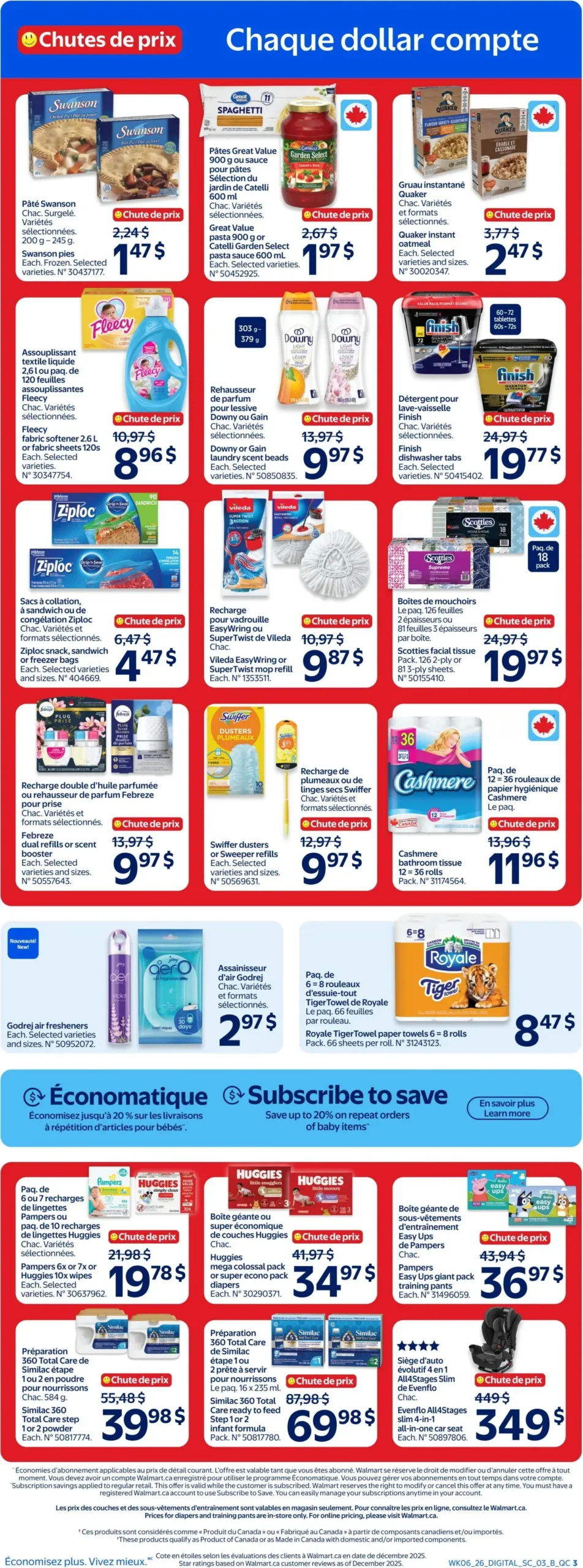 Page 3 de la Circulaire Walmart du 5 au 11 mars 2026