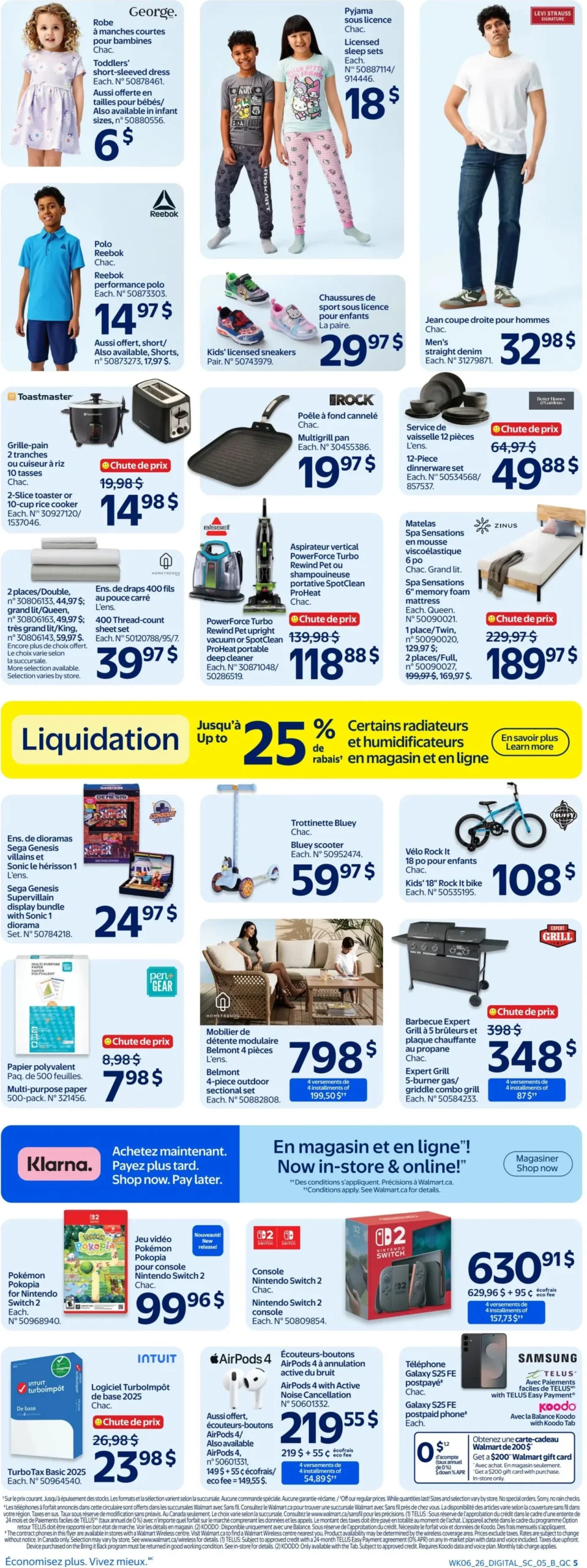 Page 5 de la Circulaire Walmart du 5 au 11 mars 2026