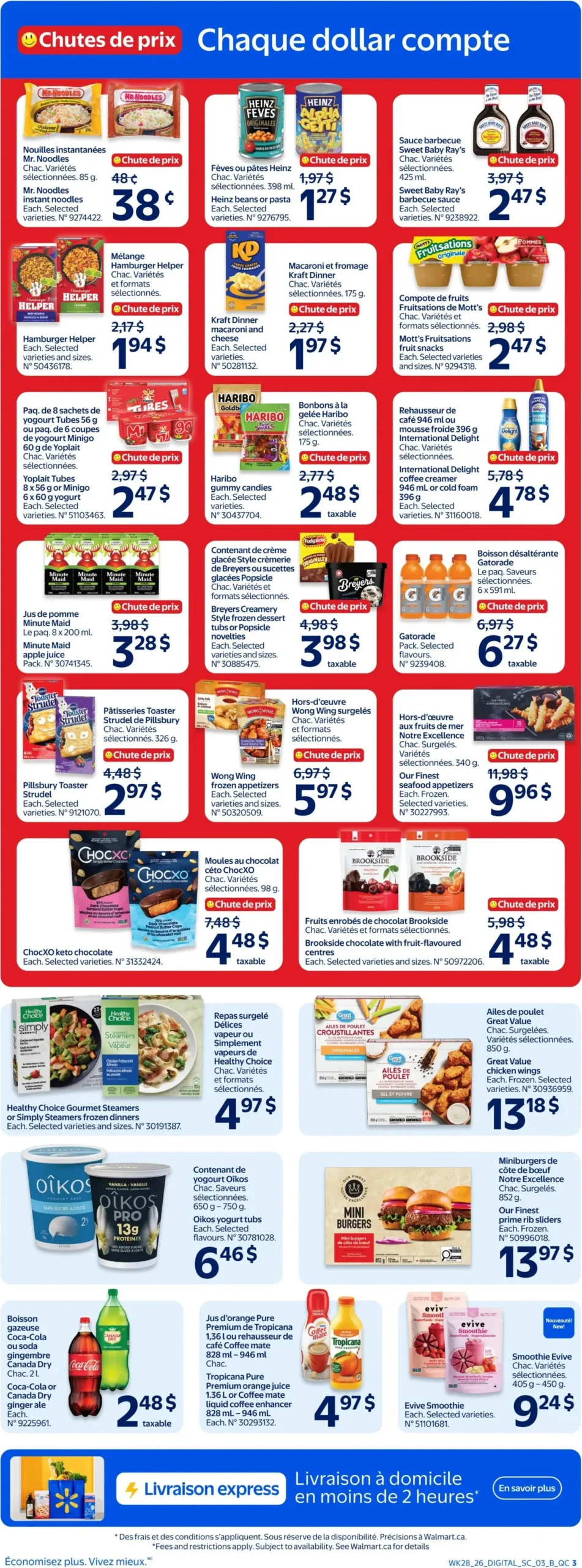 Page 3 de la Circulaire Walmart du 6 au 12 août 2026