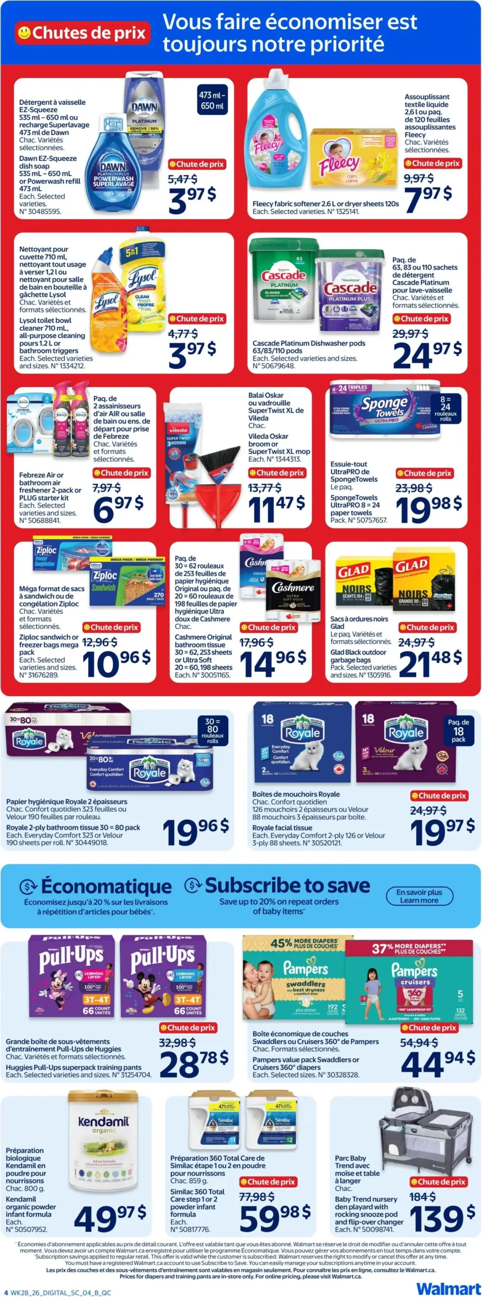 Page 4 de la Circulaire Walmart du 6 au 12 août 2026