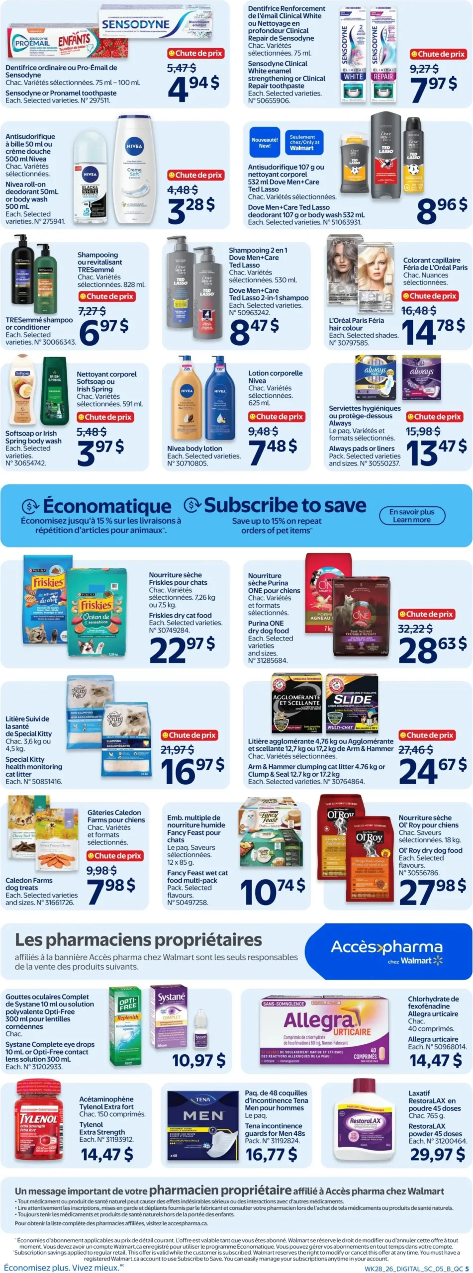 Page 9 de la Circulaire Walmart du 6 au 12 août 2026
