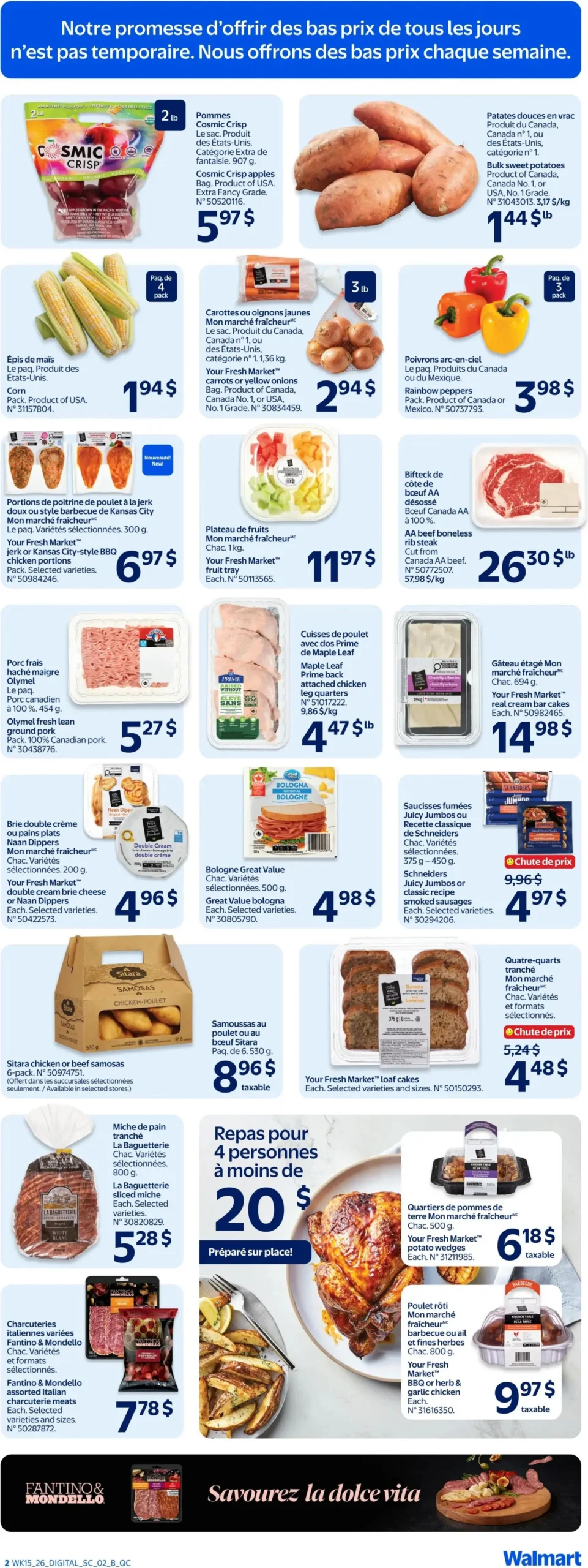 Page 2 de la Circulaire Walmart du 7 au 13 mai 2026