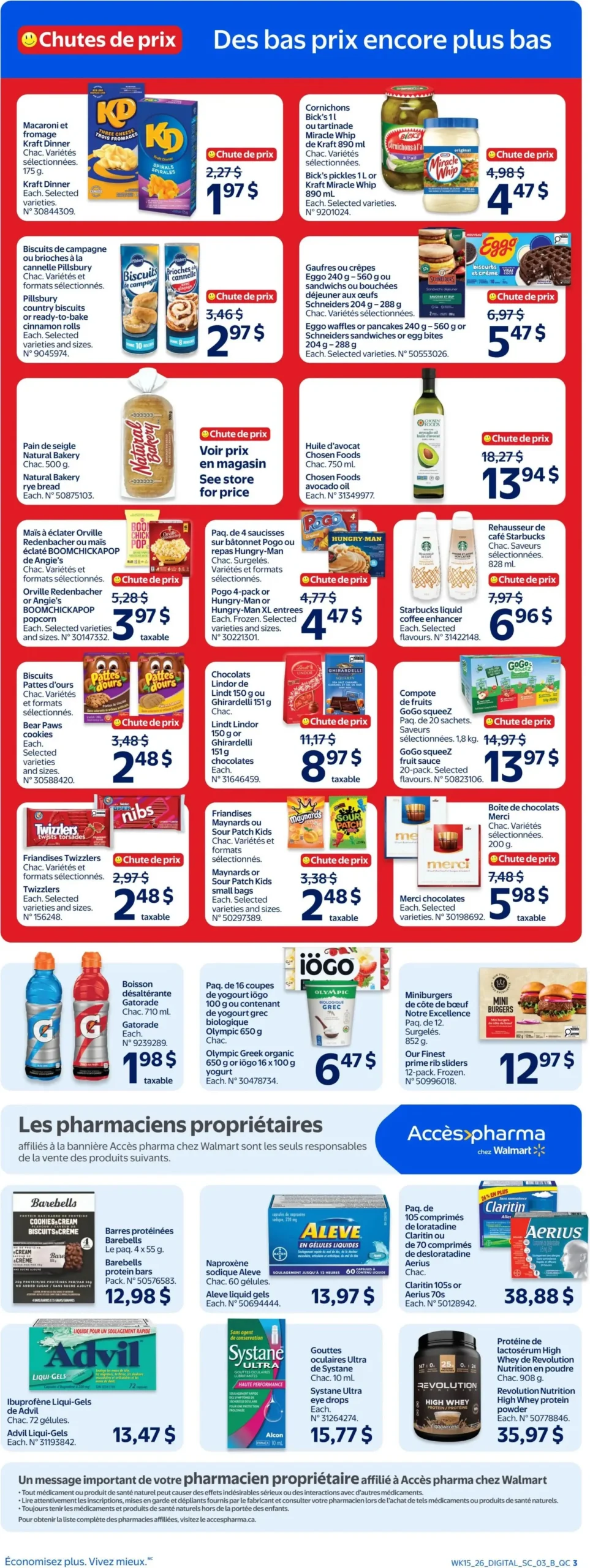 Page 3 de la Circulaire Walmart du 7 au 13 mai 2026