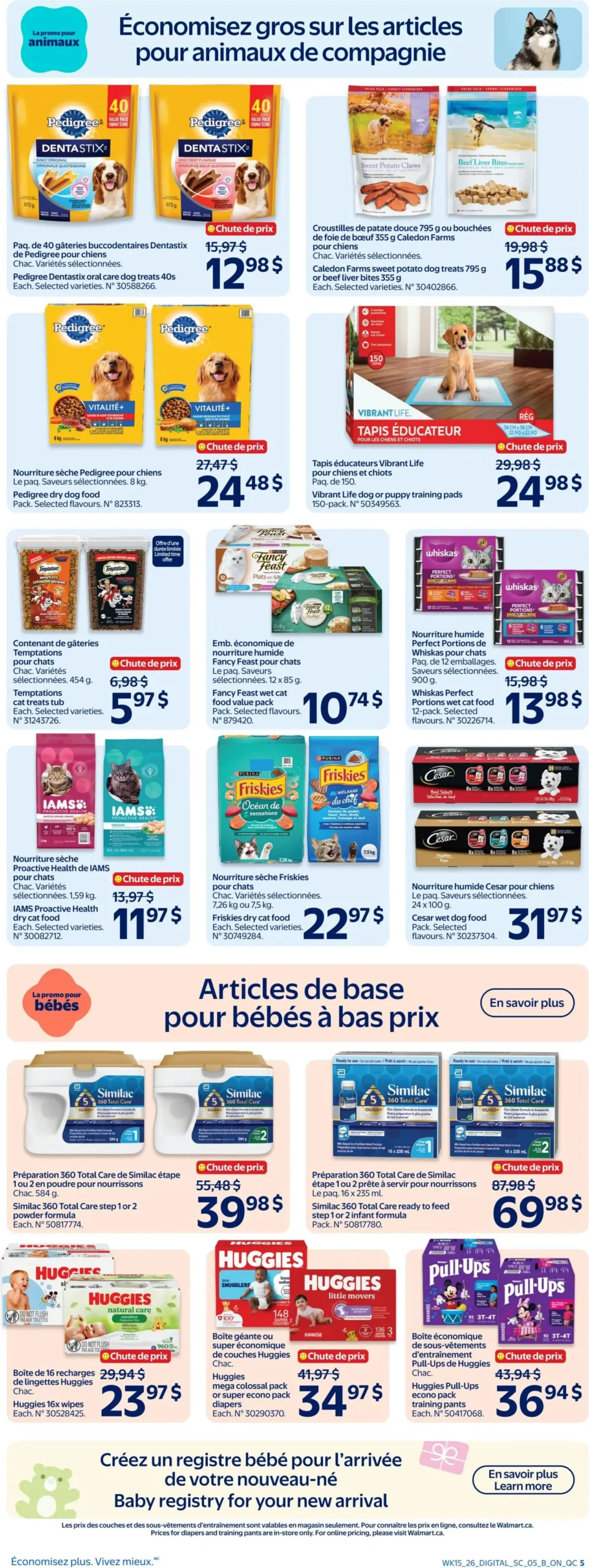 Page 5 de la Circulaire Walmart du 7 au 13 mai 2026