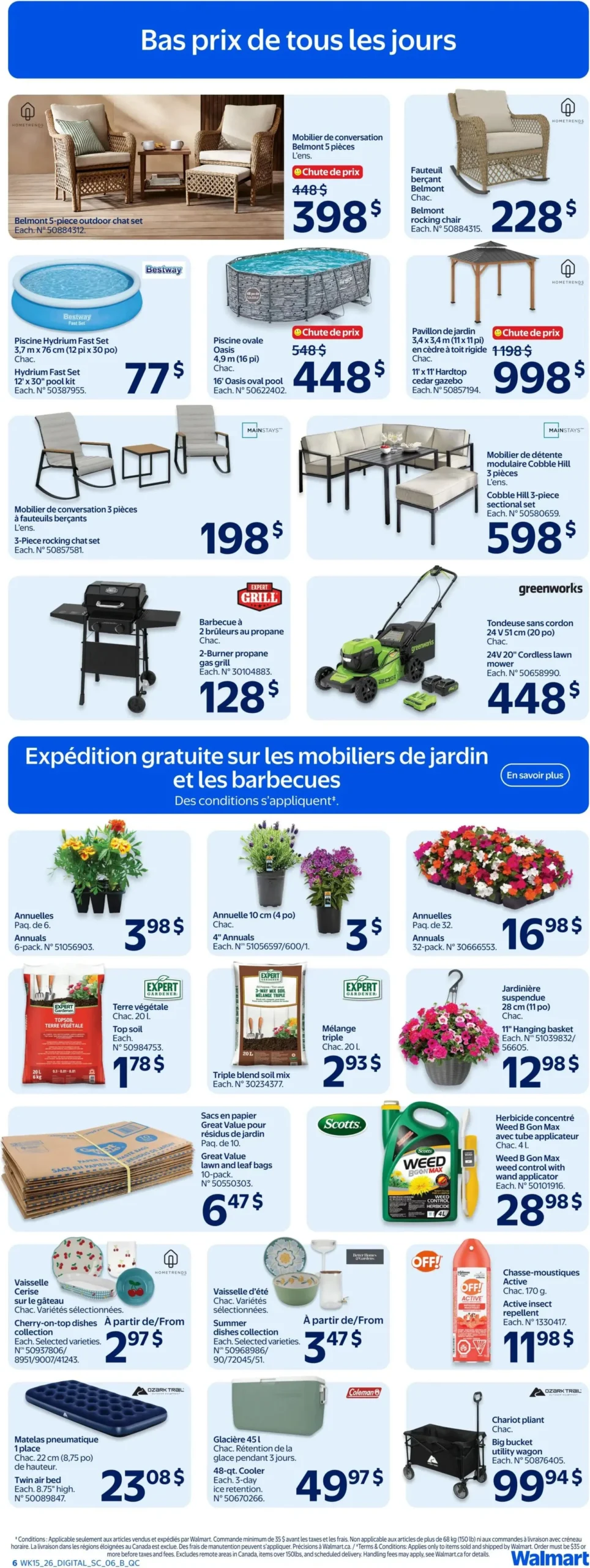 Page 6 de la Circulaire Walmart du 7 au 13 mai 2026