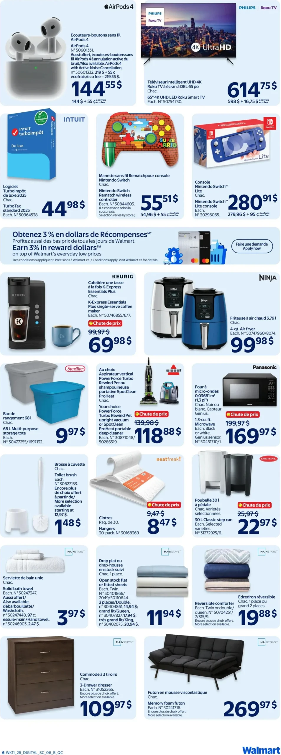 Page 6 de la Circulaire Walmart du 9 au 15 avril 2026