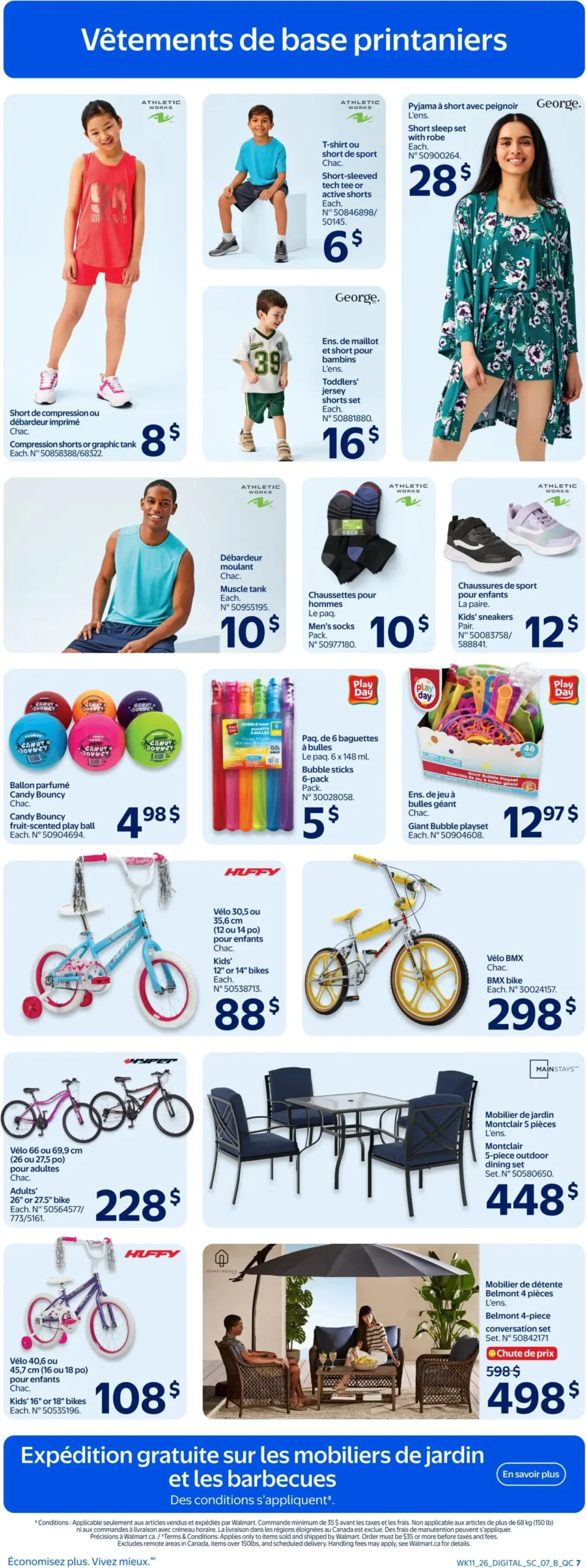 Page 7 de la Circulaire Walmart du 9 au 15 avril 2026