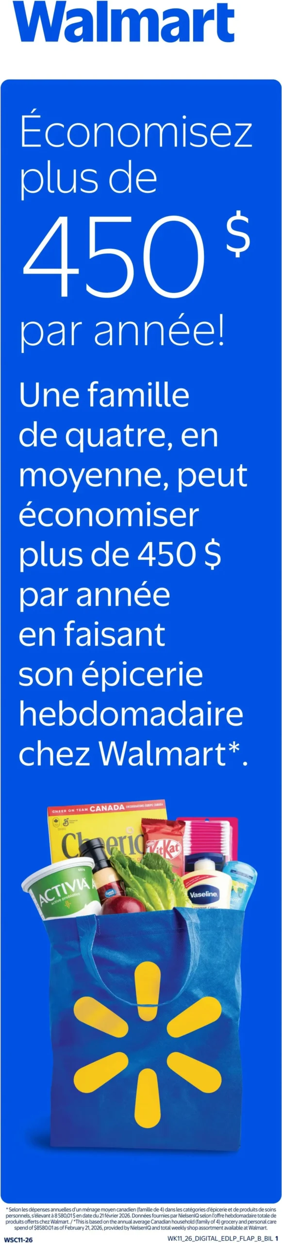 Page 9 de la Circulaire Walmart du 9 au 15 avril 2026