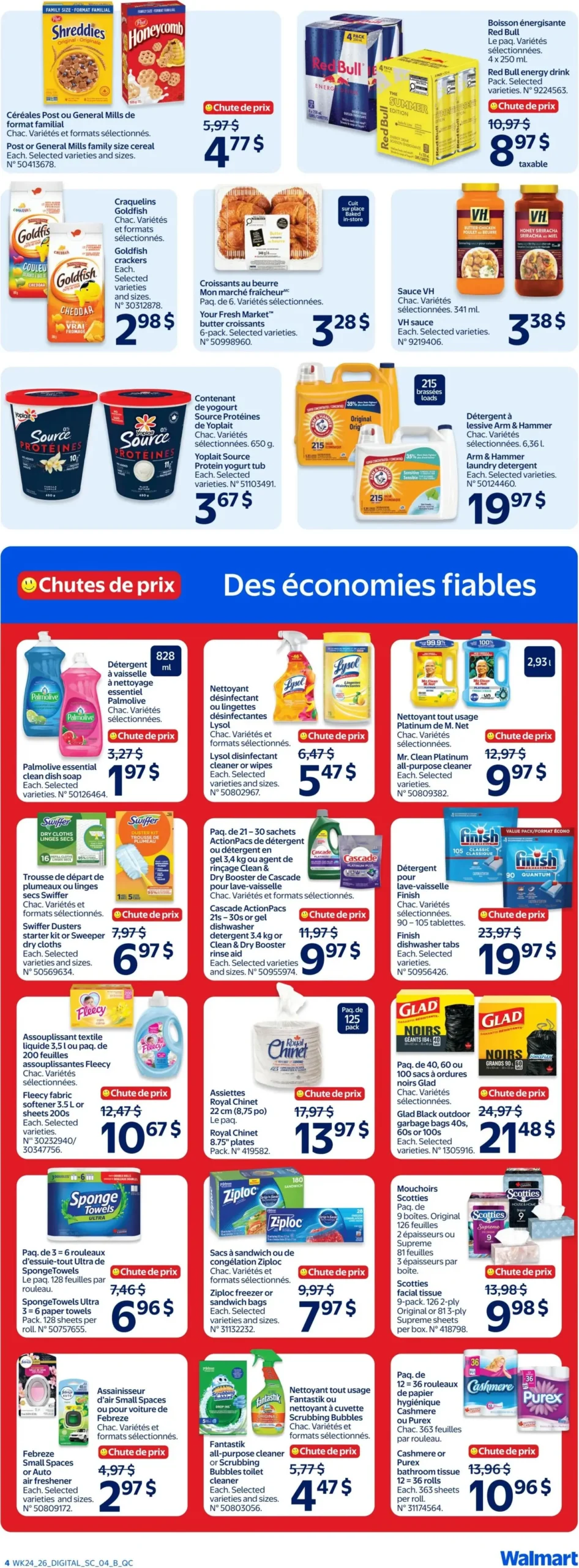 Page 4 de la Circulaire Walmart du 9 au 15 juillet 2026