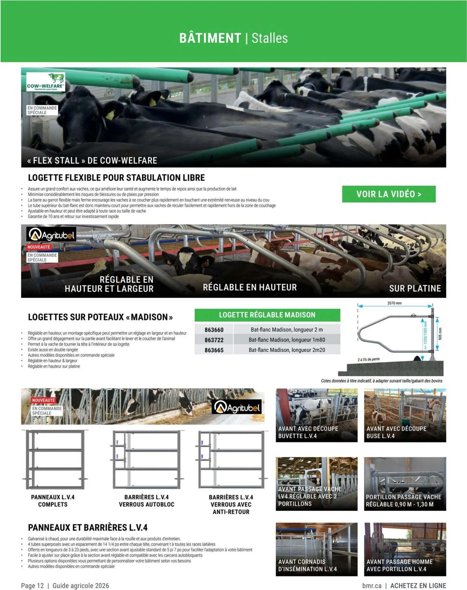 Page 12 de la Guide Agricole BMR Agrizone du 9 janvier au 31 décembre 2026