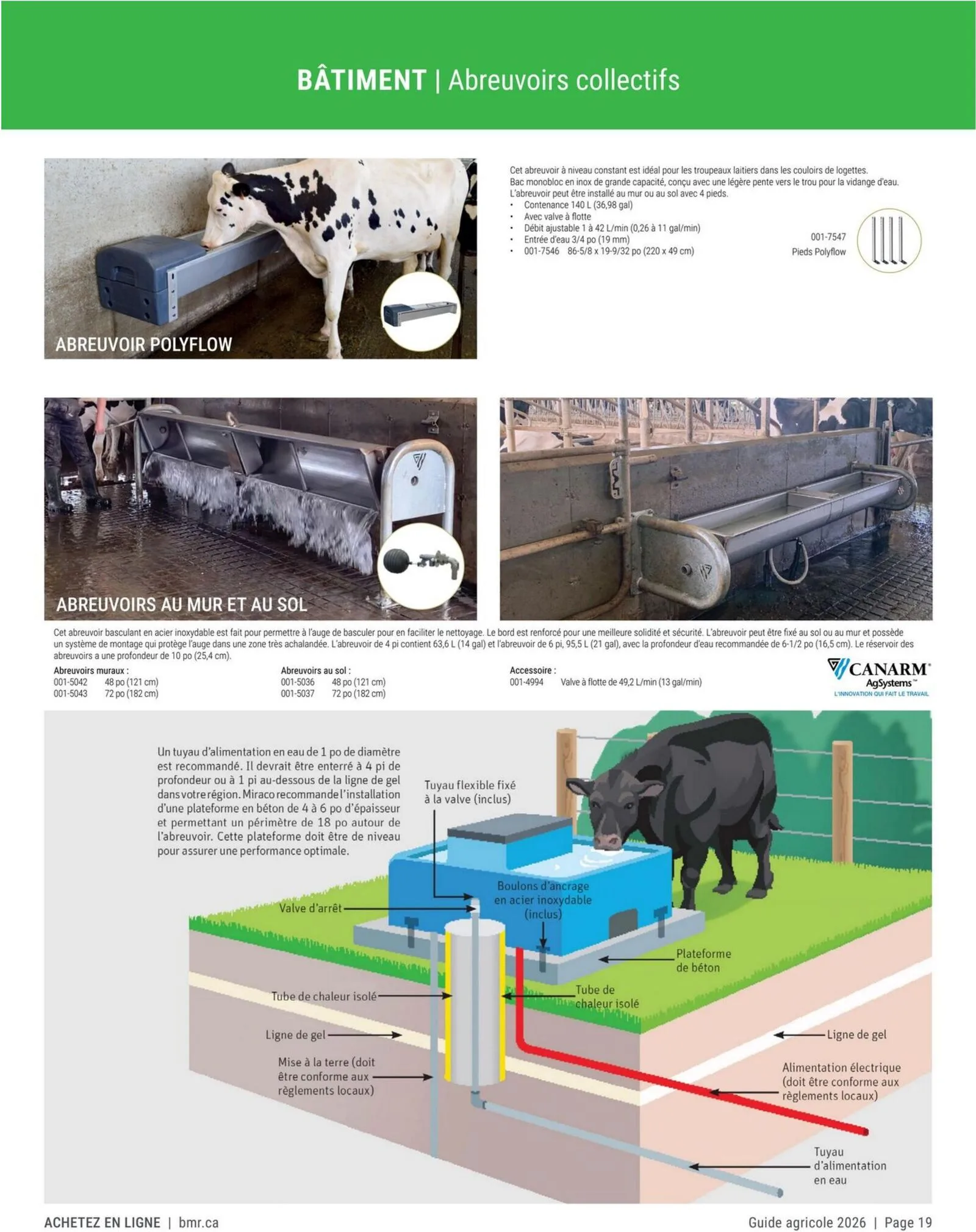 Page 19 de la Guide Agricole BMR Agrizone du 9 janvier au 31 décembre 2026