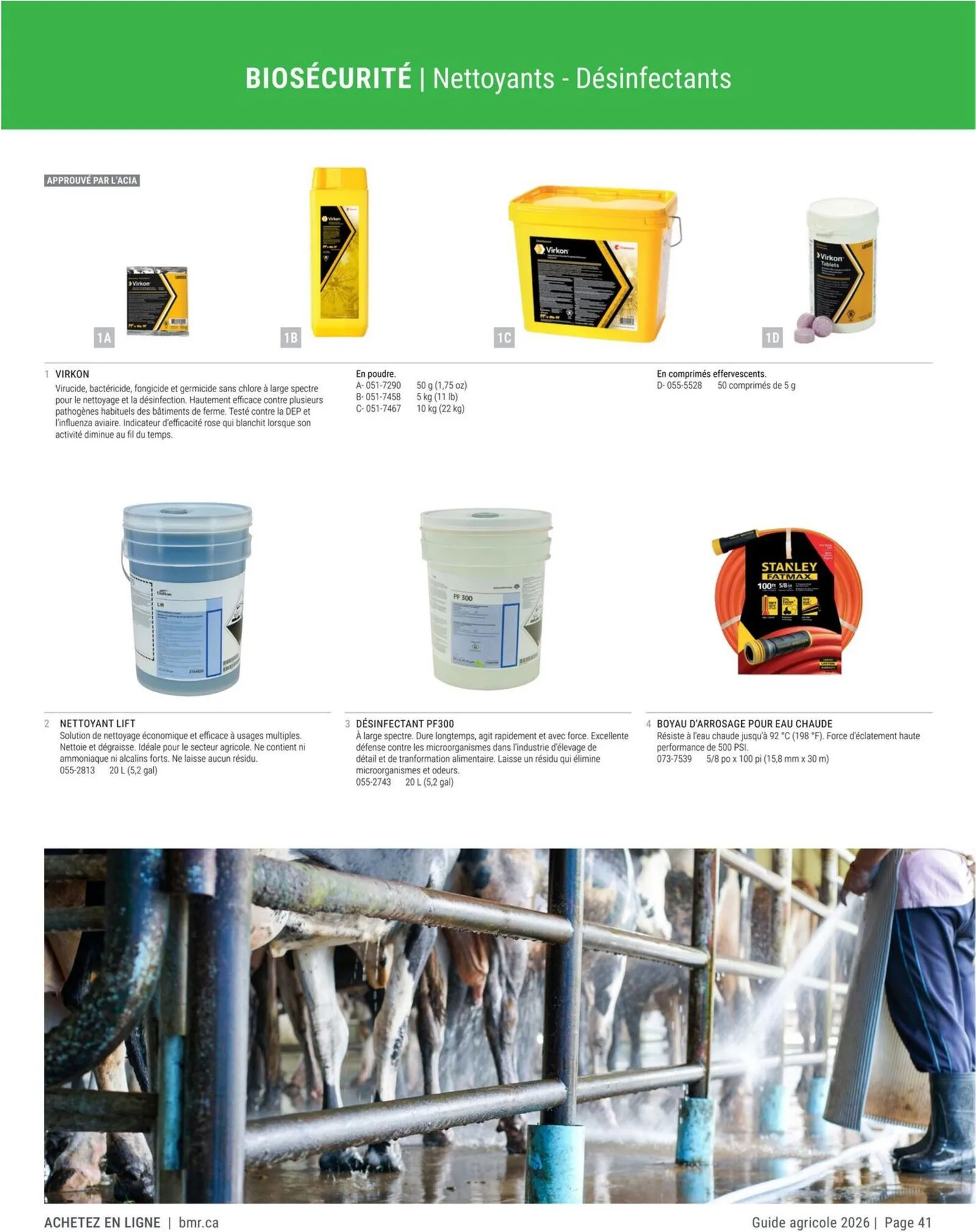 Page 41 de la Guide Agricole BMR Agrizone du 9 janvier au 31 décembre 2026