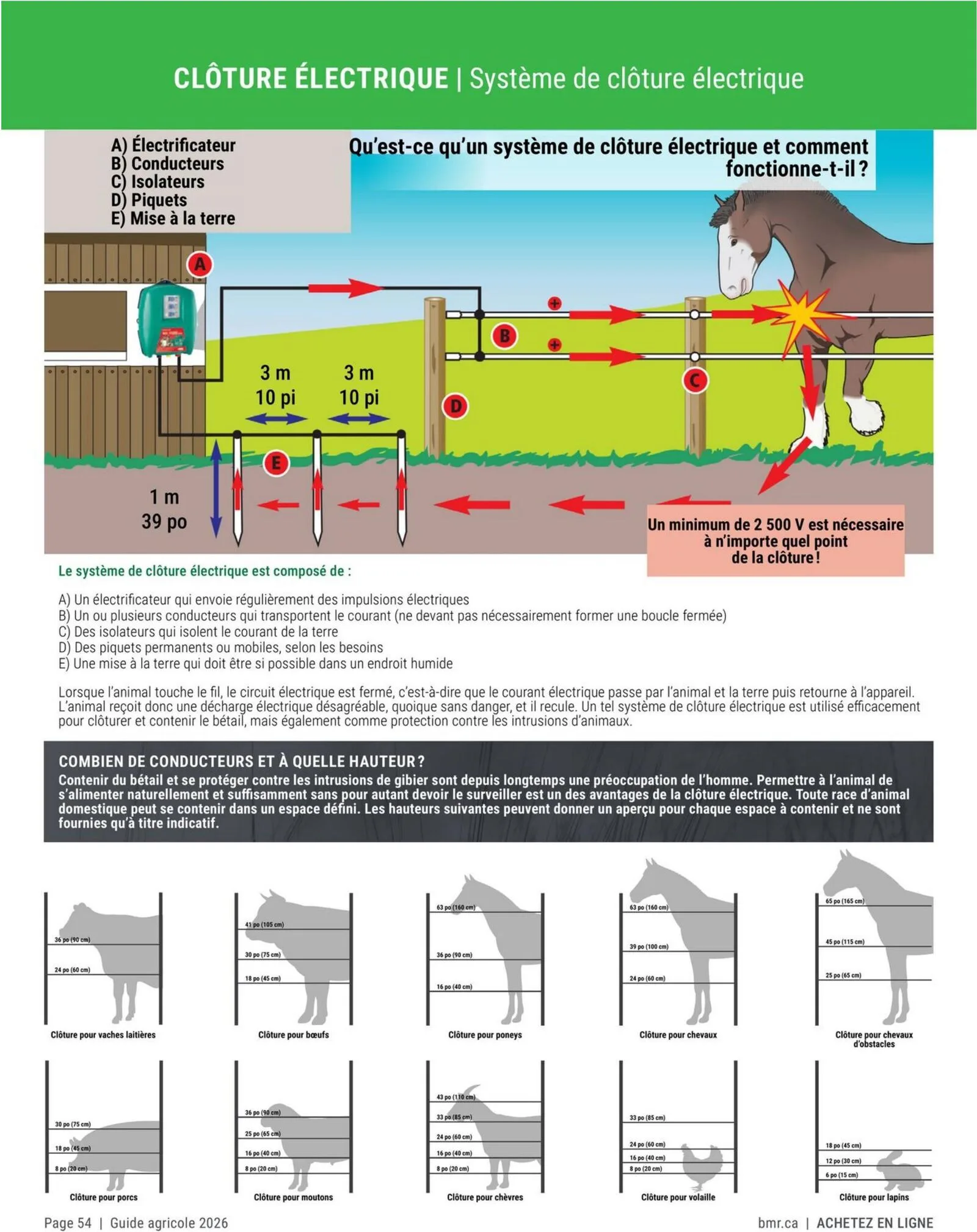 Page 54 de la Guide Agricole BMR Agrizone du 9 janvier au 31 décembre 2026