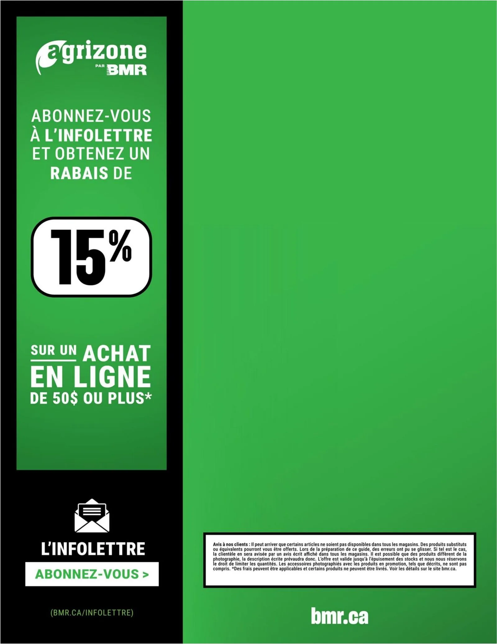 Page 76 de la Guide Agricole BMR Agrizone du 9 janvier au 31 décembre 2026