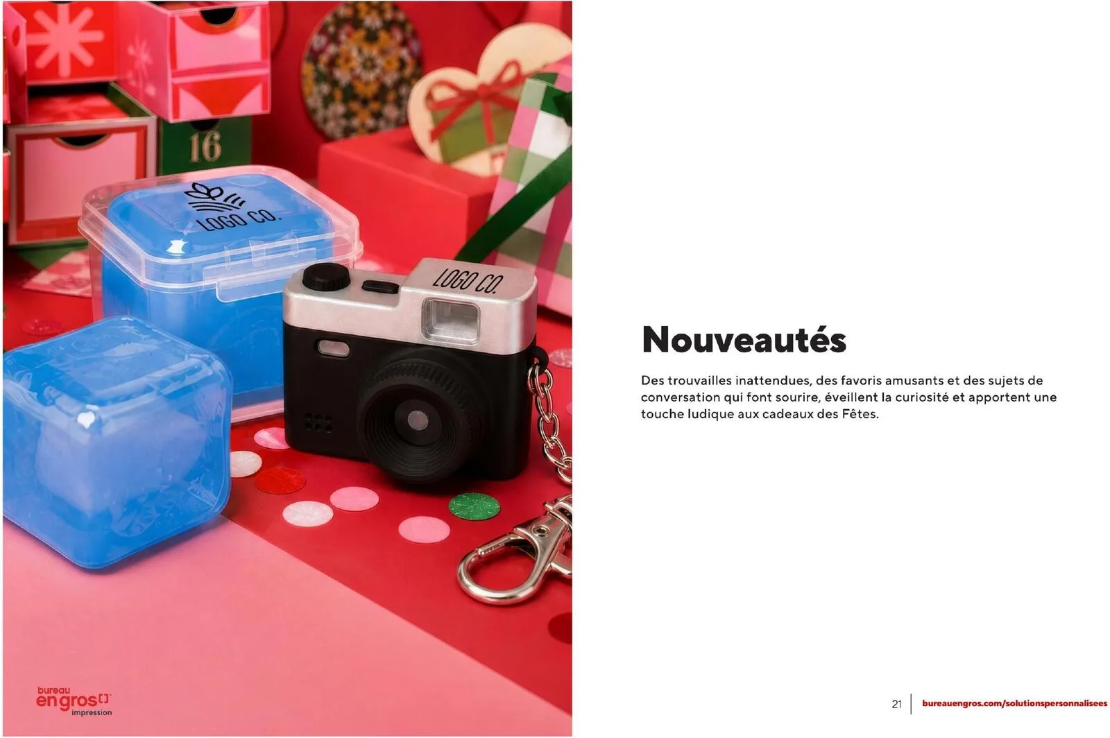 Page 11 de la Guide Bureau en Gros Cadeaux des fêtes du 10 septembre au 31 décembre 2026