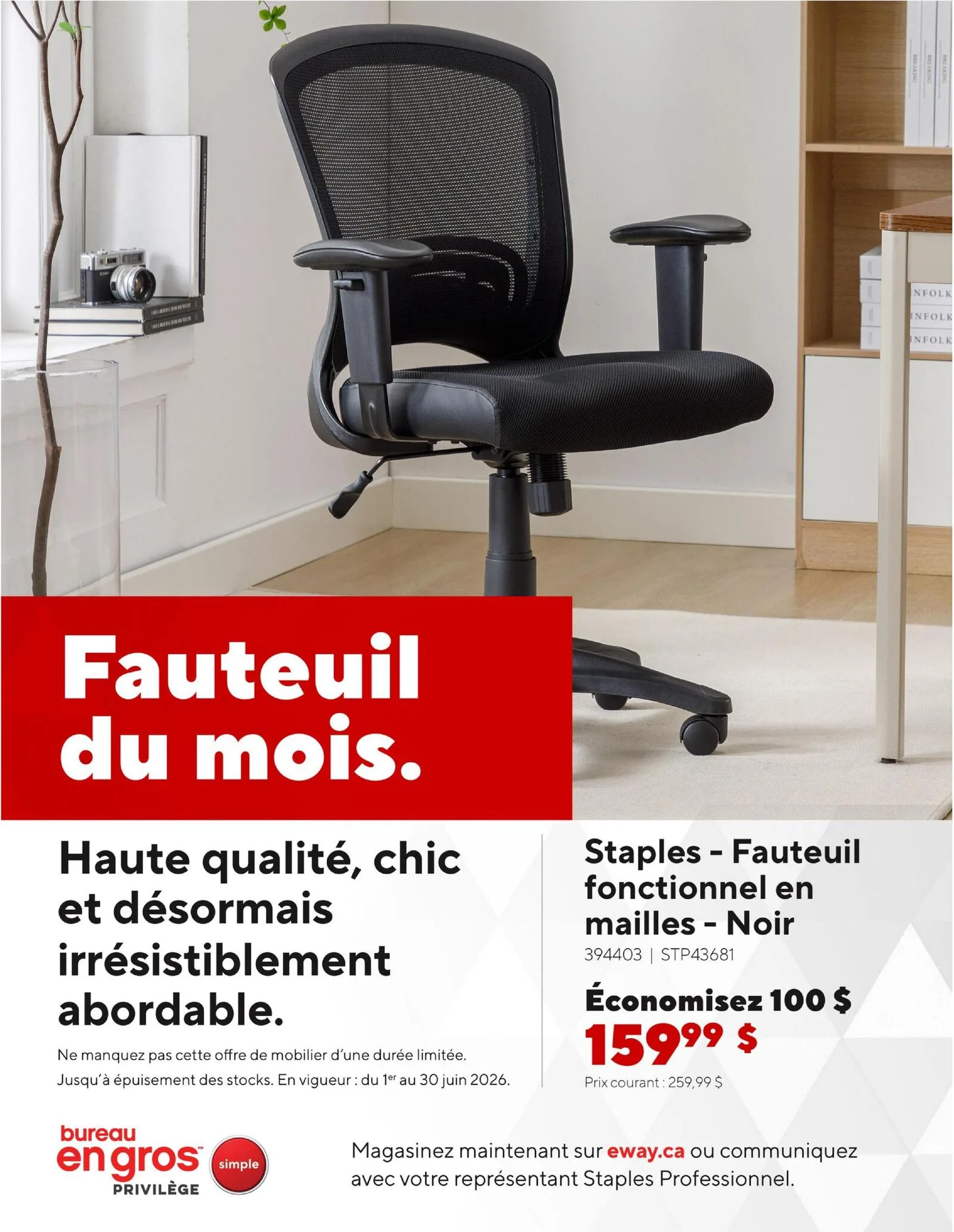 Page 1 de la Guide Bureau en Gros Entreprises du 1 au 30 juin 2026