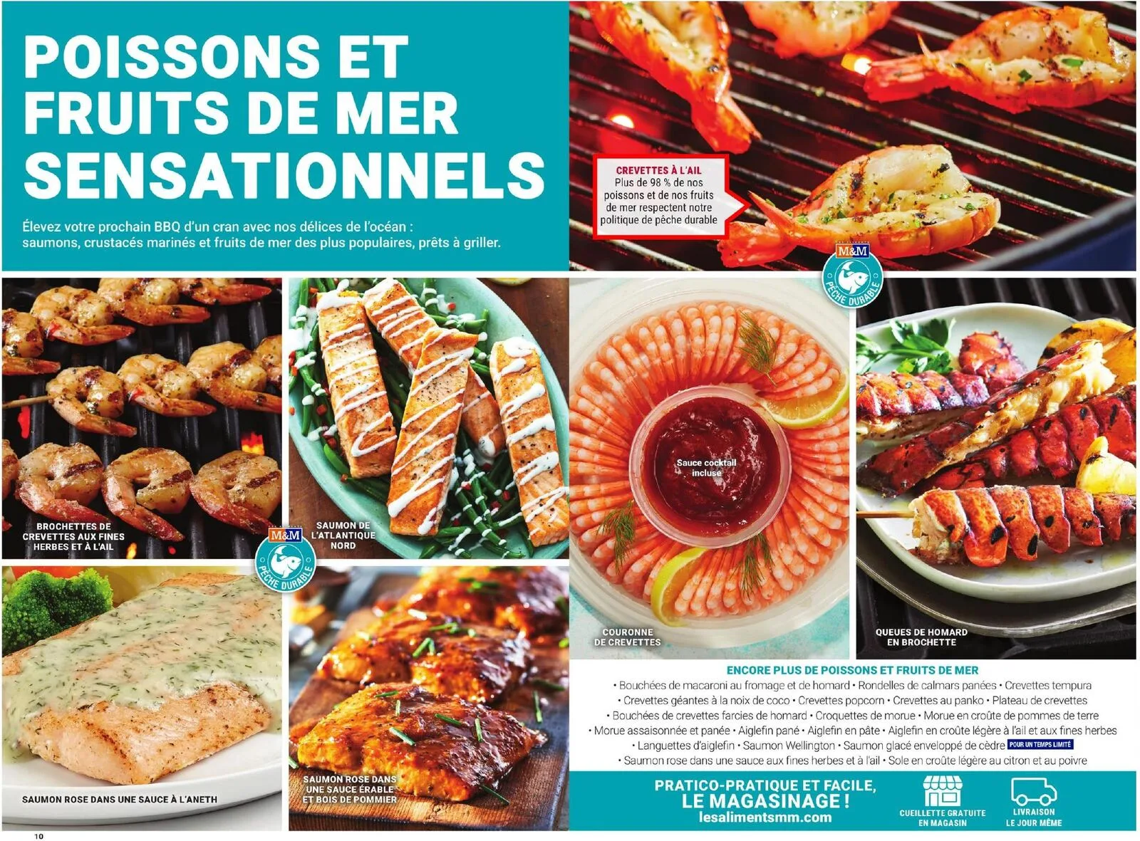 Page 6 de la Guide Les Aliments M&M Édition BBQ du 5 juin au 12 août 2026