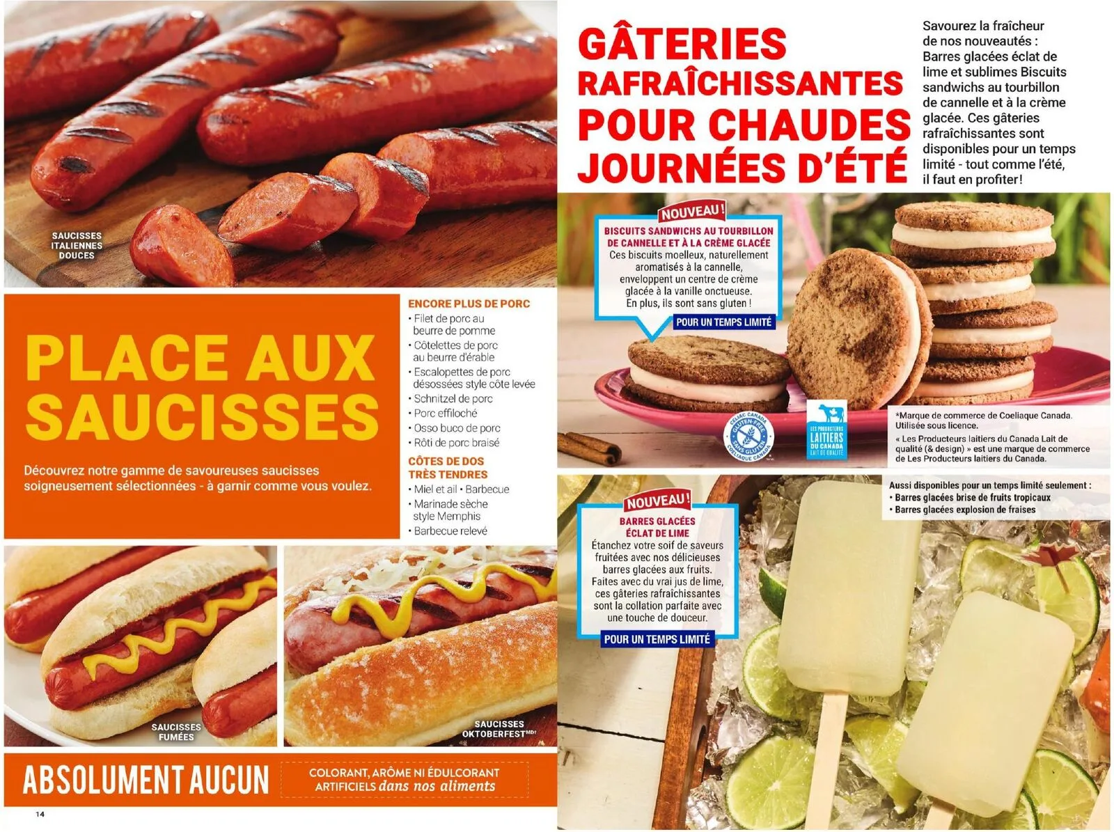 Page 8 de la Guide Les Aliments M&M Édition BBQ du 5 juin au 12 août 2026