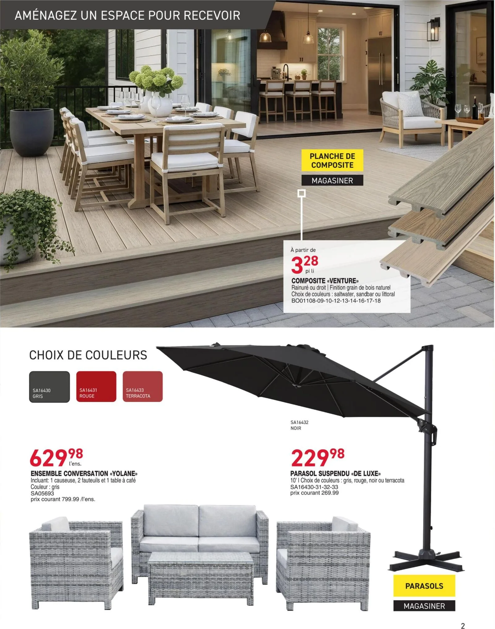 Page 2 de la Guide Matério Guide printemps du 26 mars au 10 juin 2026