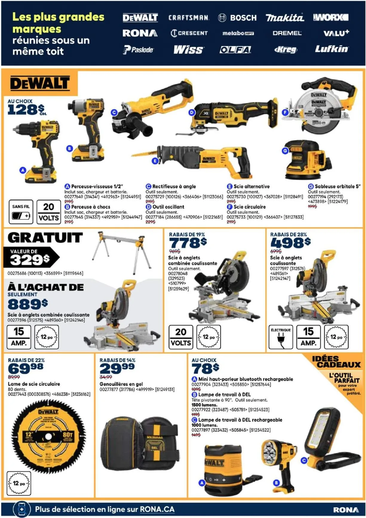 Page 2 de la Guide Rona des Outils du 7 mai au 29 juillet 2026