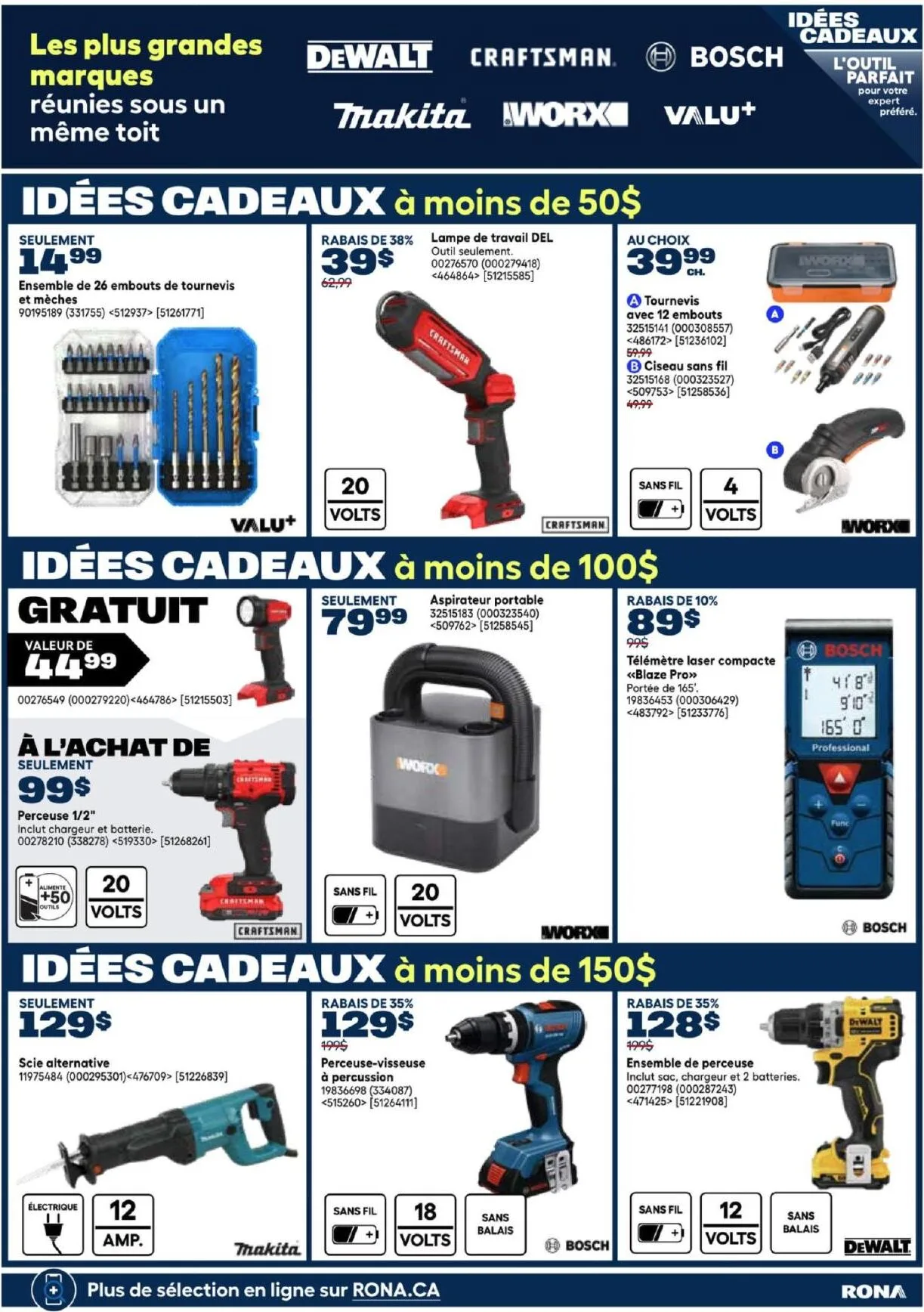 Page 5 de la Guide Rona des Outils du 7 mai au 29 juillet 2026
