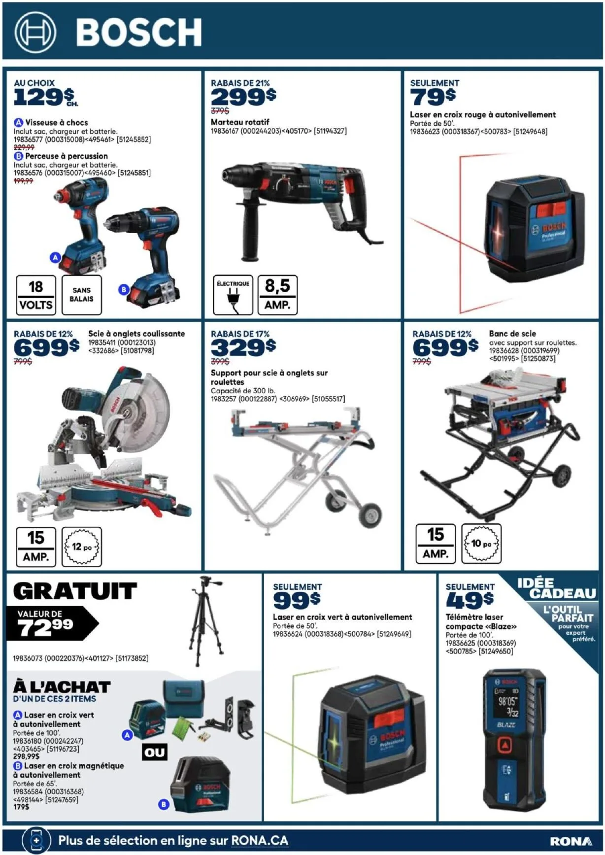 Page 6 de la Guide Rona des Outils du 7 mai au 29 juillet 2026