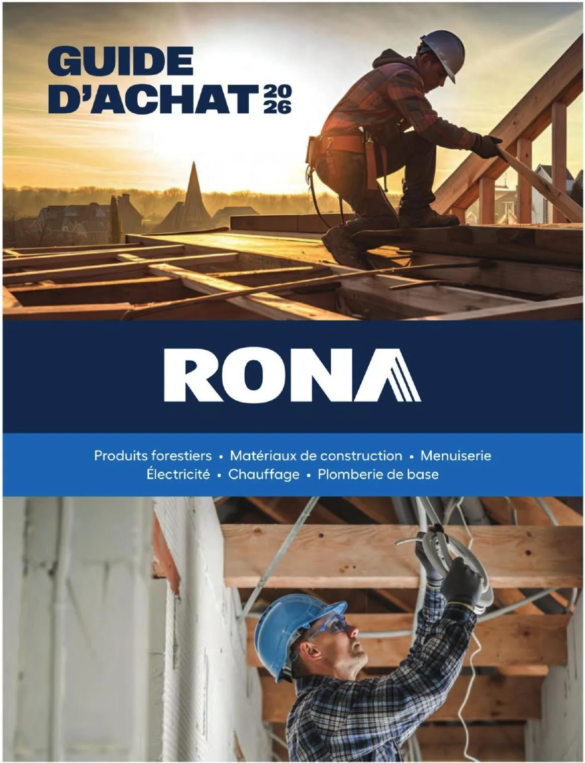 Page 1 de la Guide d&rsquo;achat Rona du 26 février 2026 au 24 février 2027