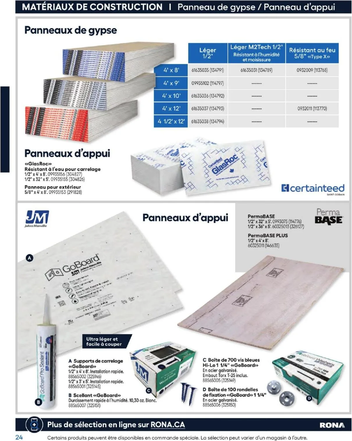 Page 24 de la Guide d&rsquo;achat Rona du 26 février 2026 au 24 février 2027