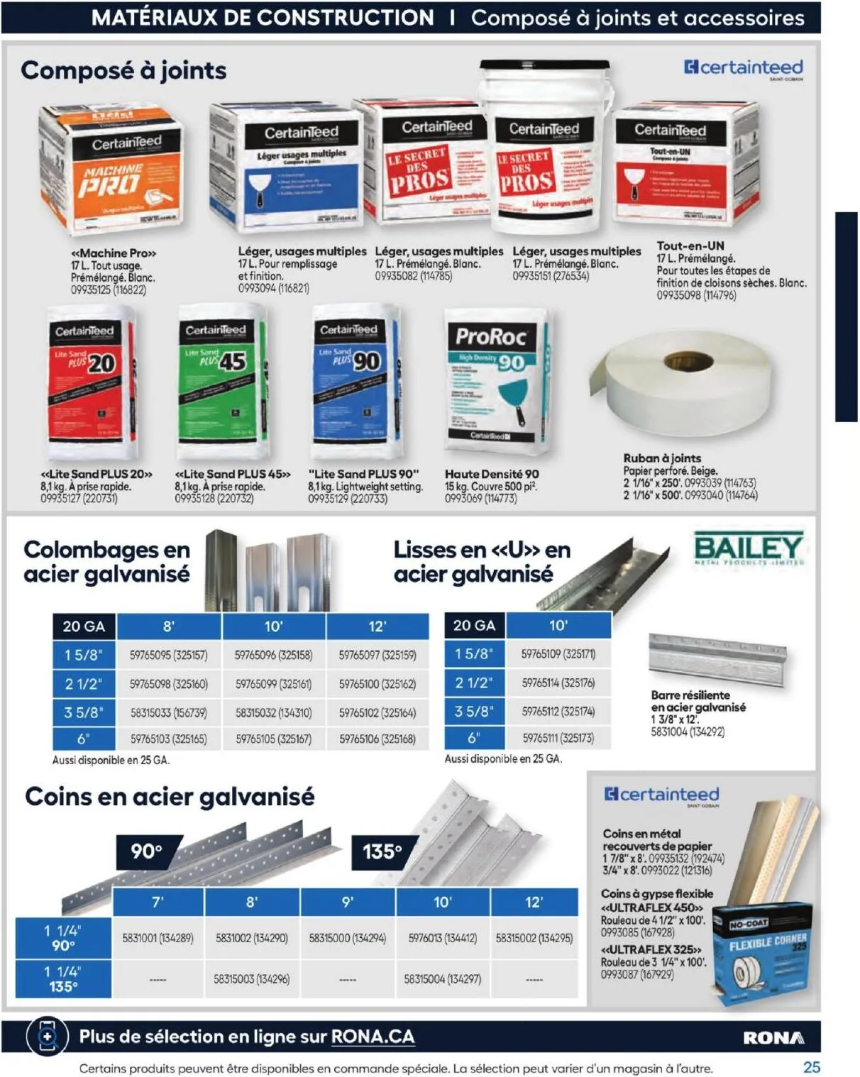Page 25 de la Guide d&rsquo;achat Rona du 26 février 2026 au 24 février 2027