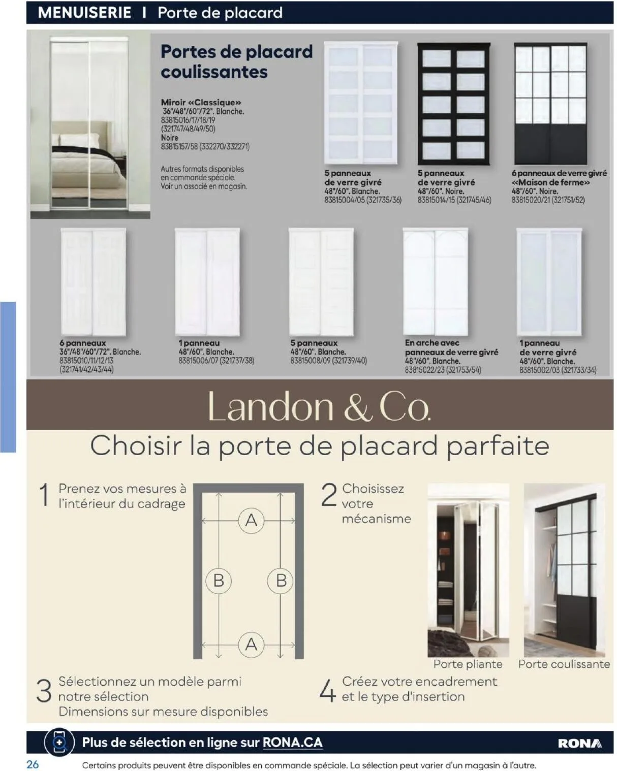 Page 26 de la Guide d&rsquo;achat Rona du 26 février 2026 au 24 février 2027