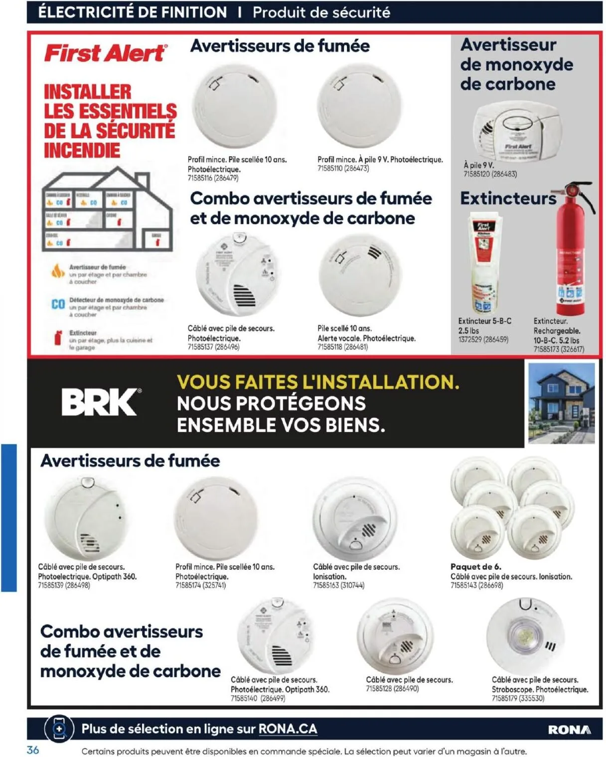 Page 36 de la Guide d&rsquo;achat Rona du 26 février 2026 au 24 février 2027