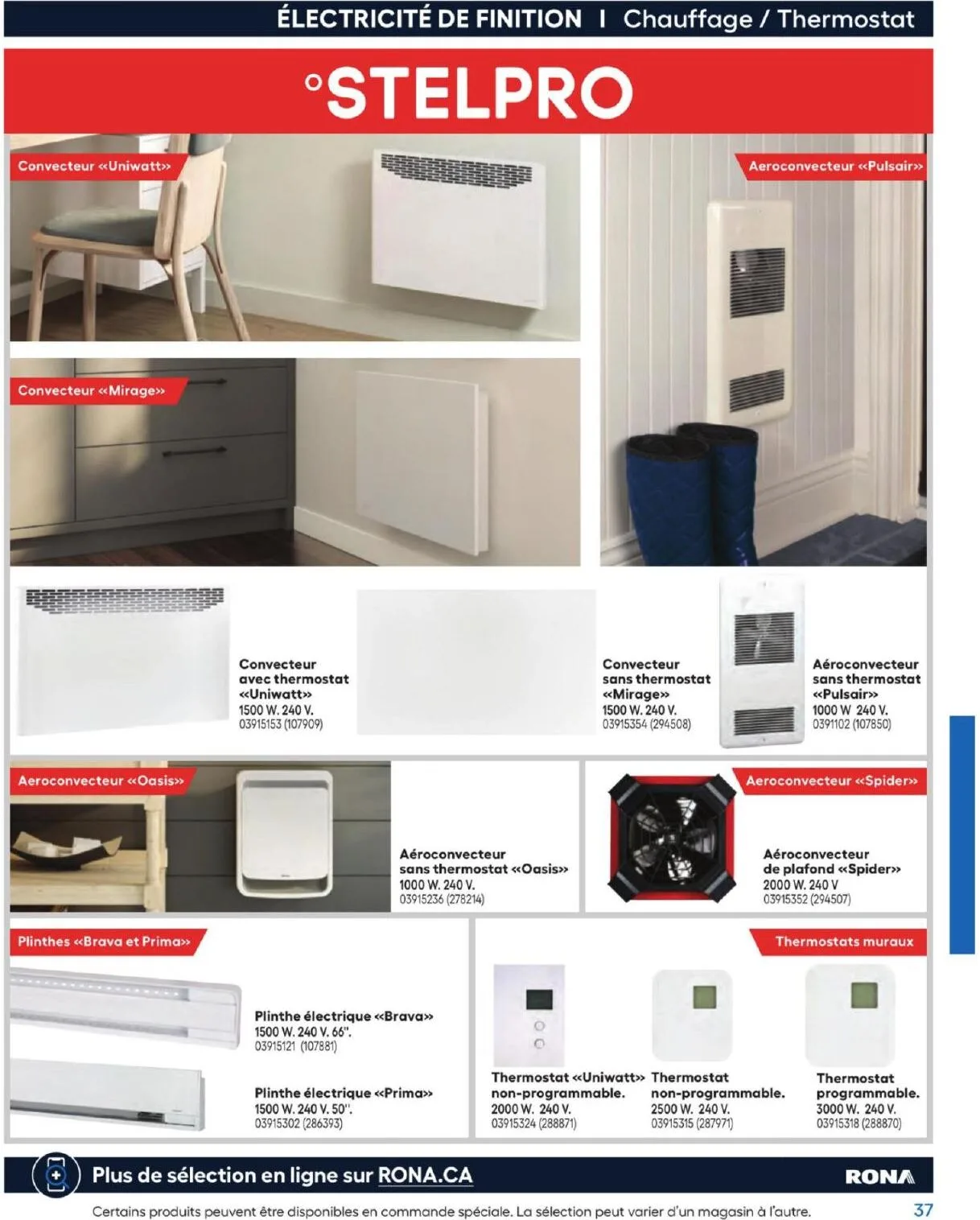Page 37 de la Guide d&rsquo;achat Rona du 26 février 2026 au 24 février 2027