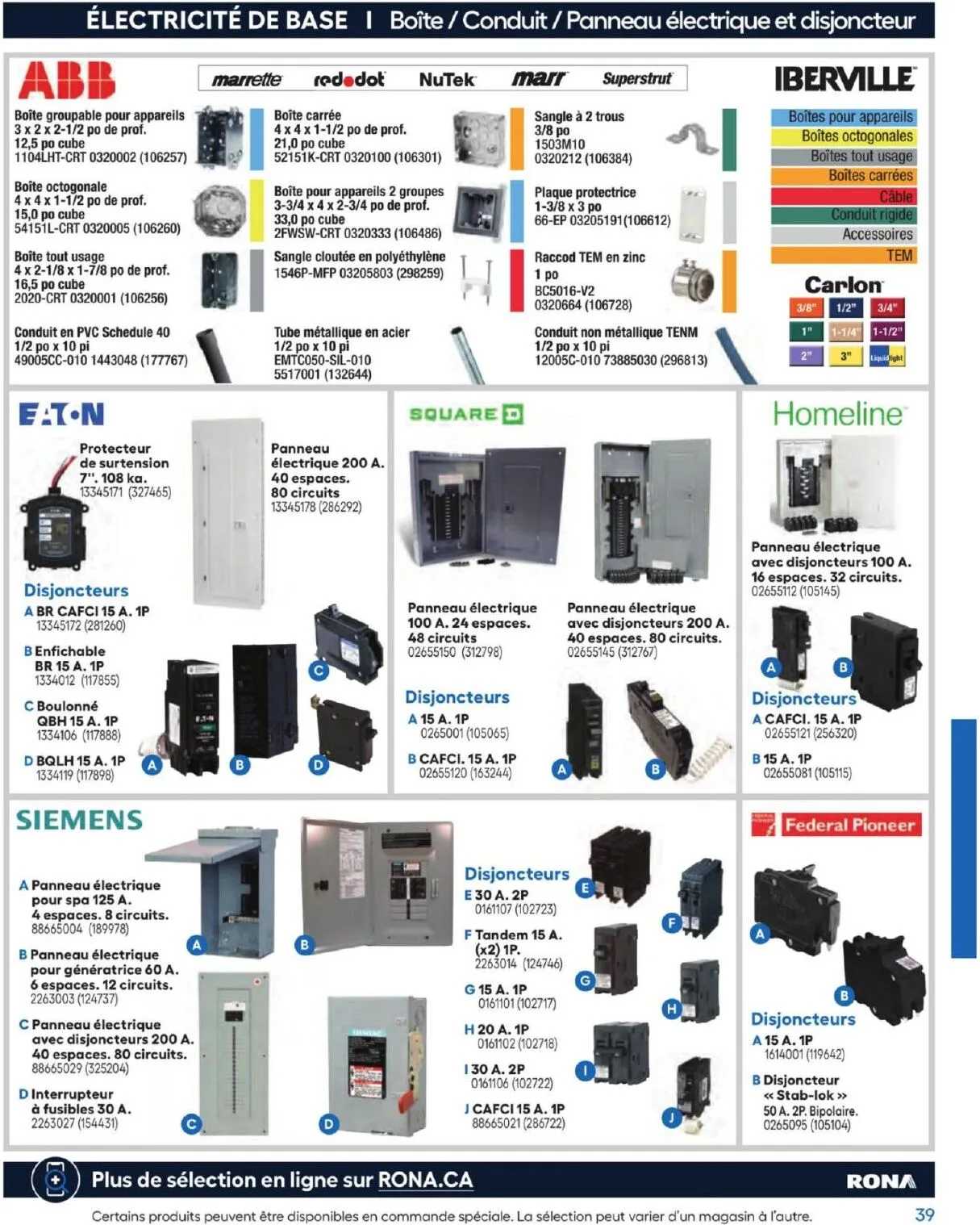 Page 39 de la Guide d&rsquo;achat Rona du 26 février 2026 au 24 février 2027